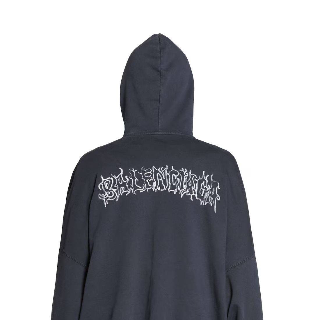 Balenciaga o1s1rm0725 DIY Metal Outline Hoodie Oversized in Black Size US S / EU 44-46 / 1 - 6 Thumbnail