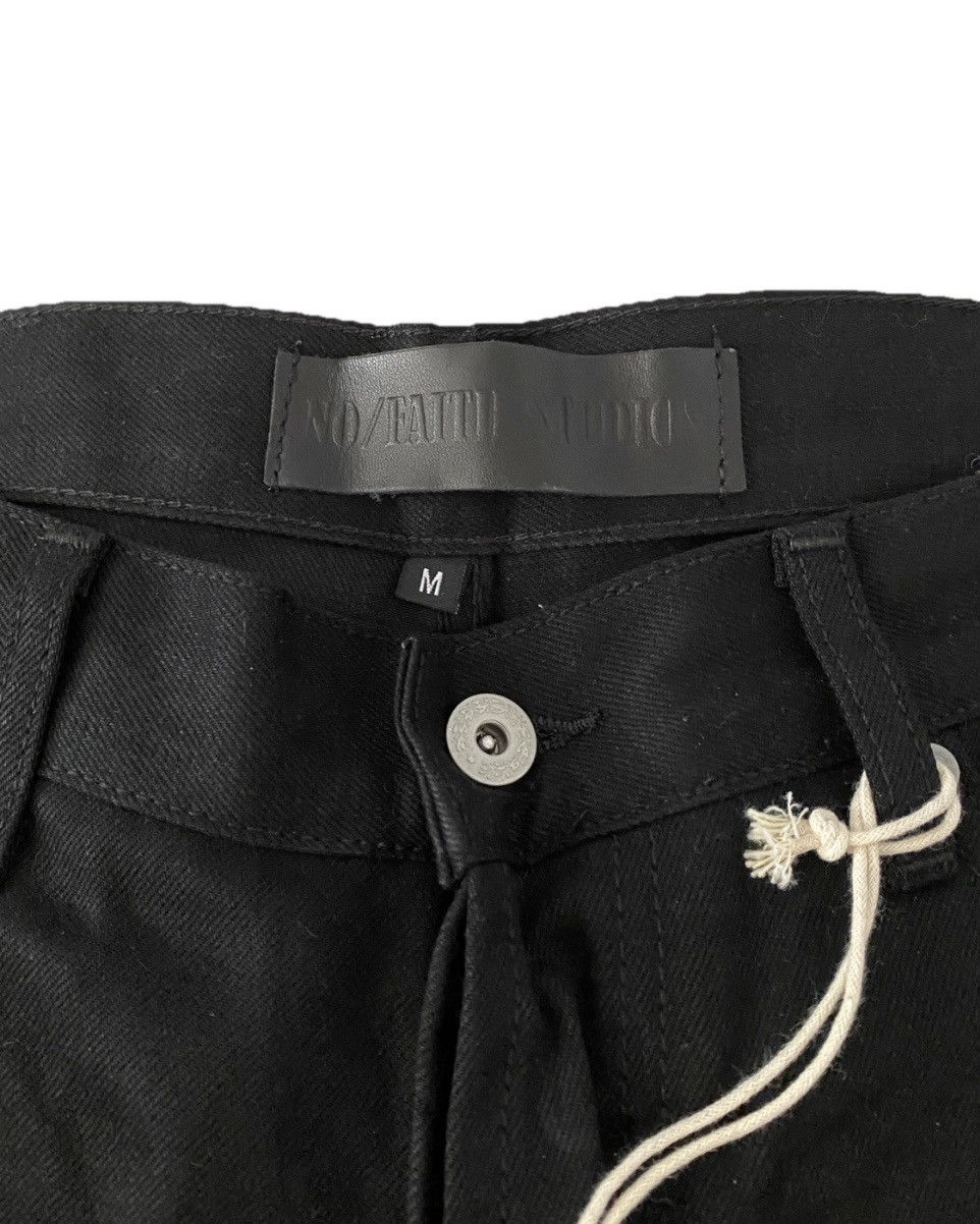 No Faith Studios No Faith Studios Black Artisanal Dune Denim | Grailed