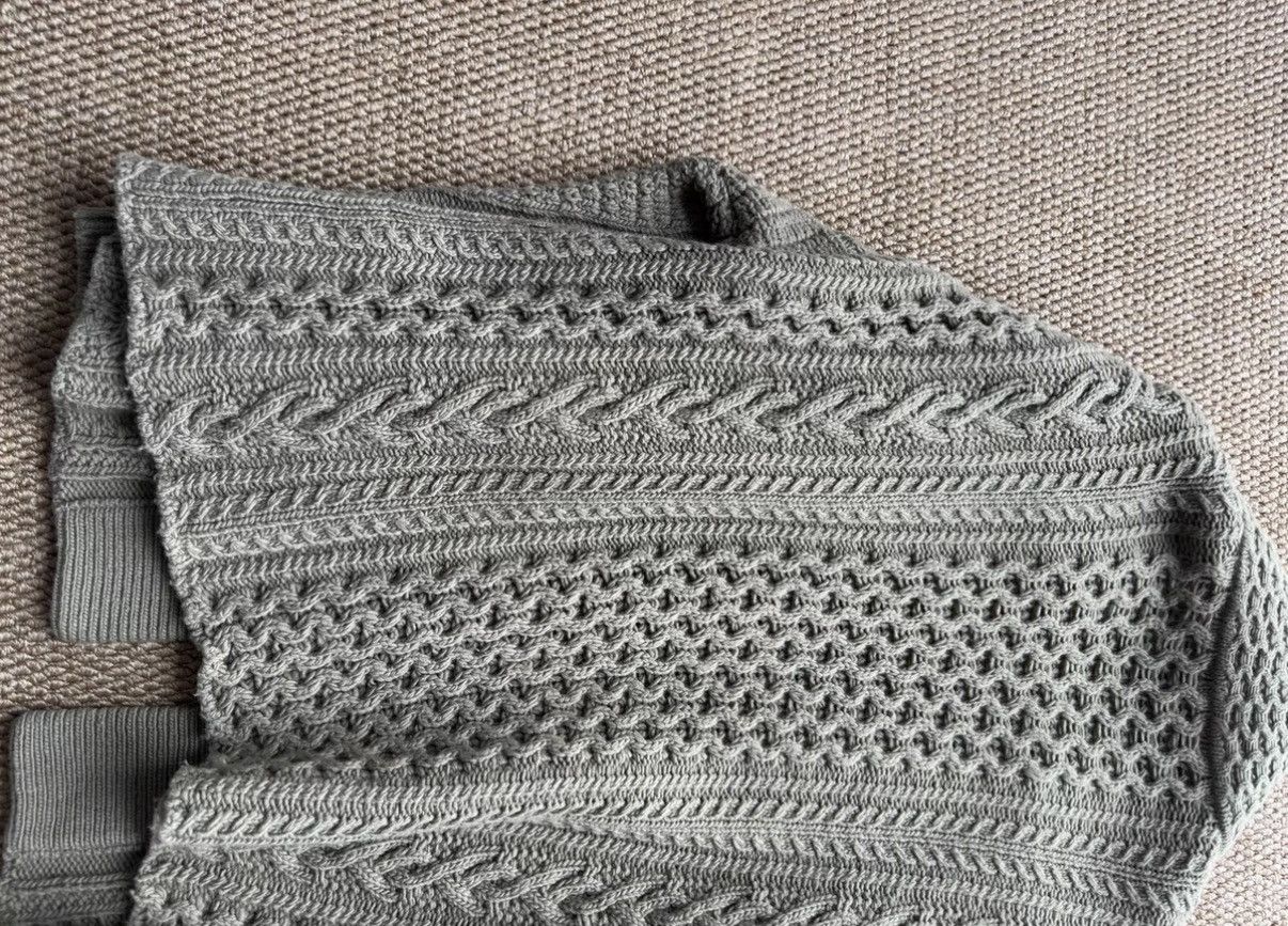 Auralee AURALEE Melange Wool Cable Knit CCardiga K23 Size US L / EU 52-54 / 3 - 9 Thumbnail