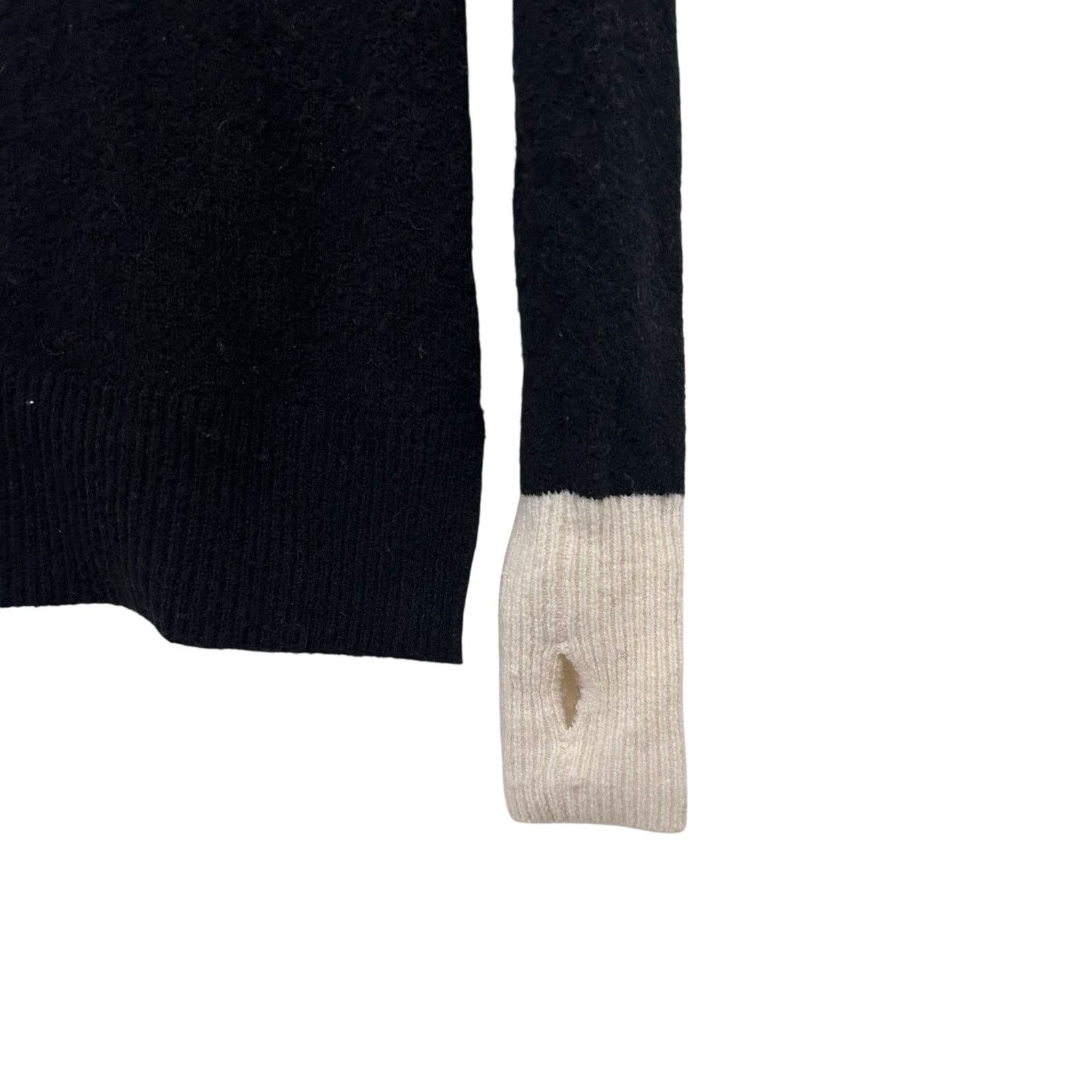 Madewell Madewell Black Merino Wool Alpaca Blend Sweater Sz XS Size XS / US 0-2 / IT 36-38 - 2 Thumbnail