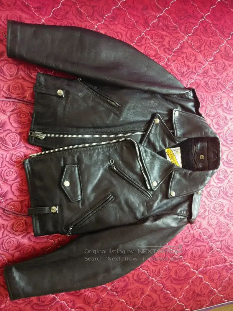 Schott Schott Leather coat Size US XS / EU 42 / 0 - 9 Thumbnail