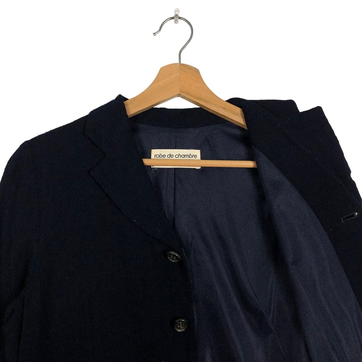 Comme des Garcons 🔥Vintage AD1996 Black Comme Des Garcons Robe De Chambre Size M / US 6-8 / IT 42-44 - 8 Thumbnail