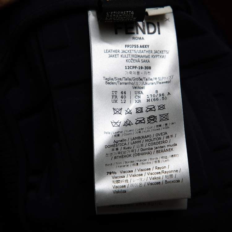 Fendi Fendi Leather Jacket Size M / US 6-8 / IT 42-44 - 10 Thumbnail