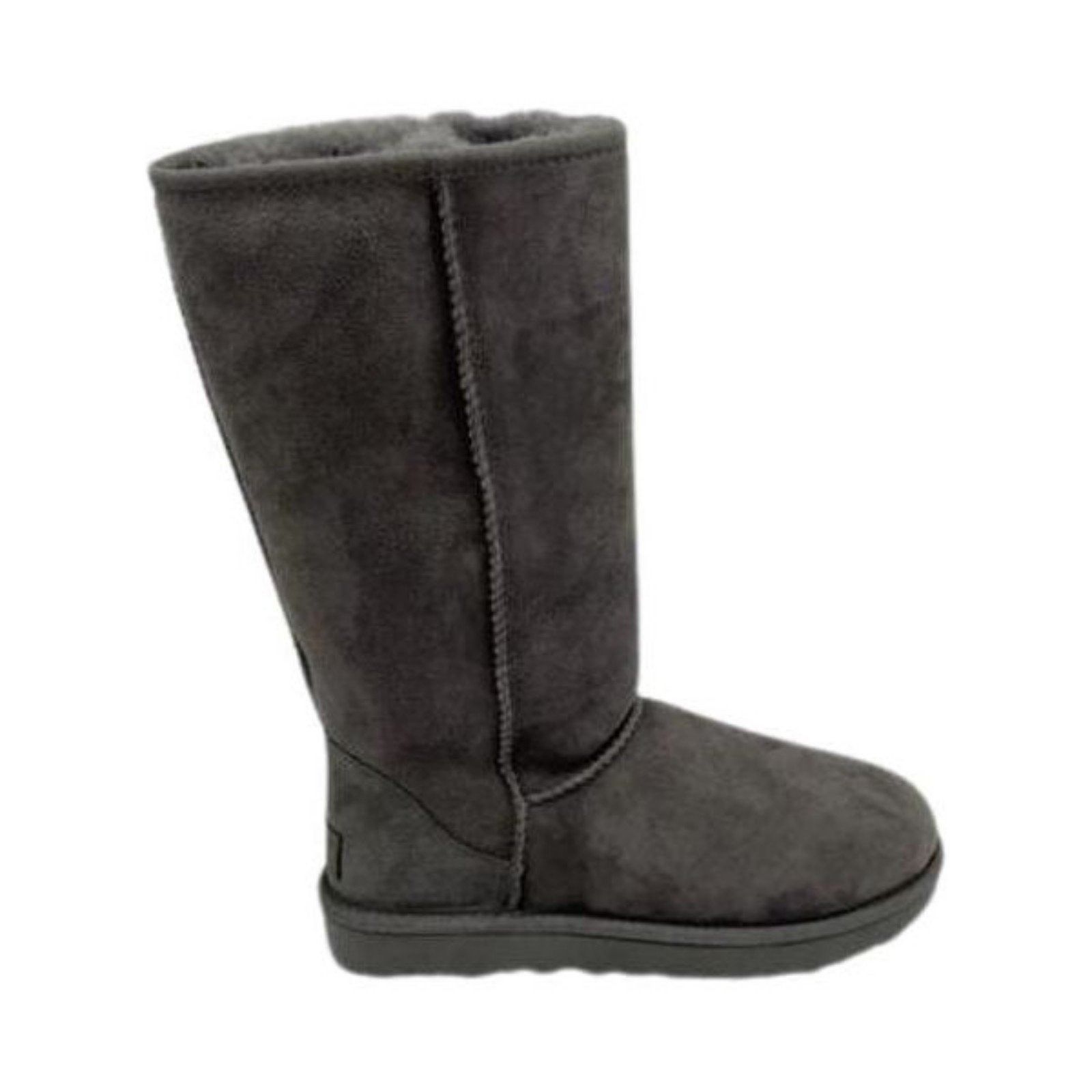 Other Classic Suede Sheepskin Shearling Lined Soft Boots Gray Sz 1 Size US 10 / IT 40 - 1 Thumbnail