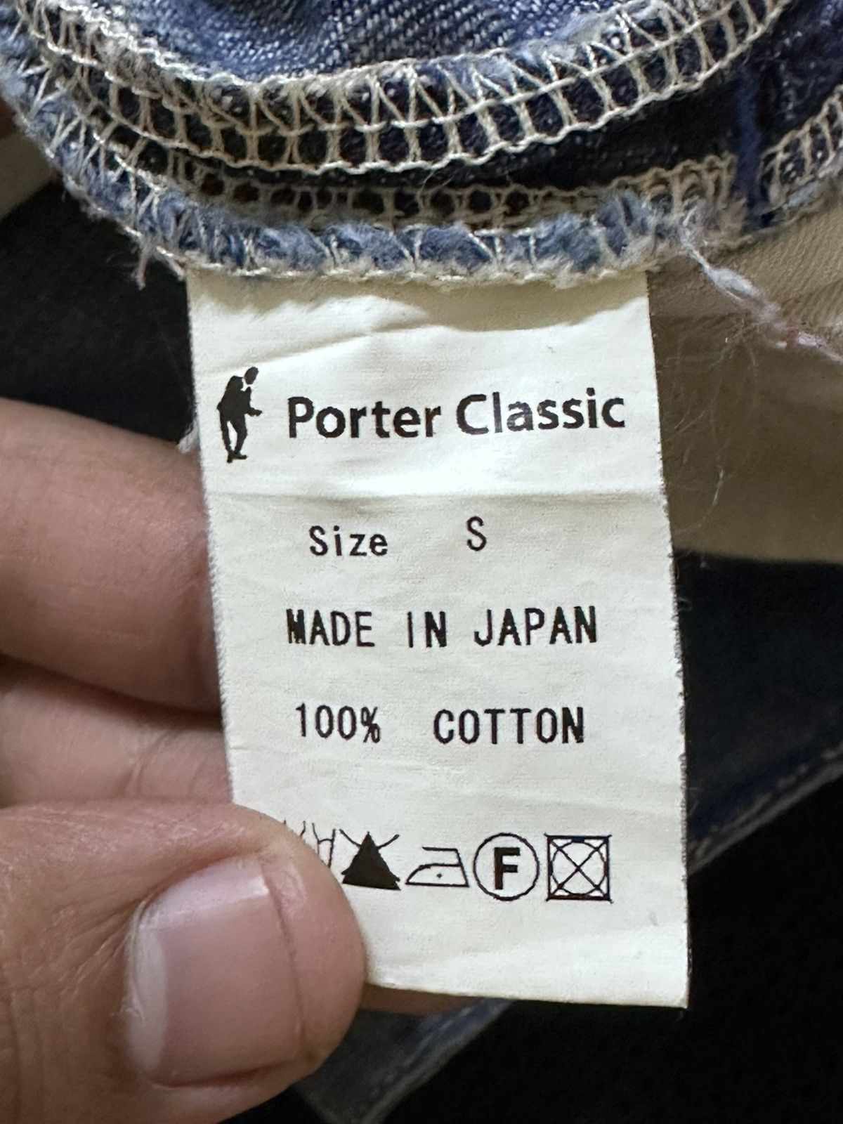 Porter Classic Vintage Porter Classic Steinbeck Denim Size US 33 - 9 Thumbnail