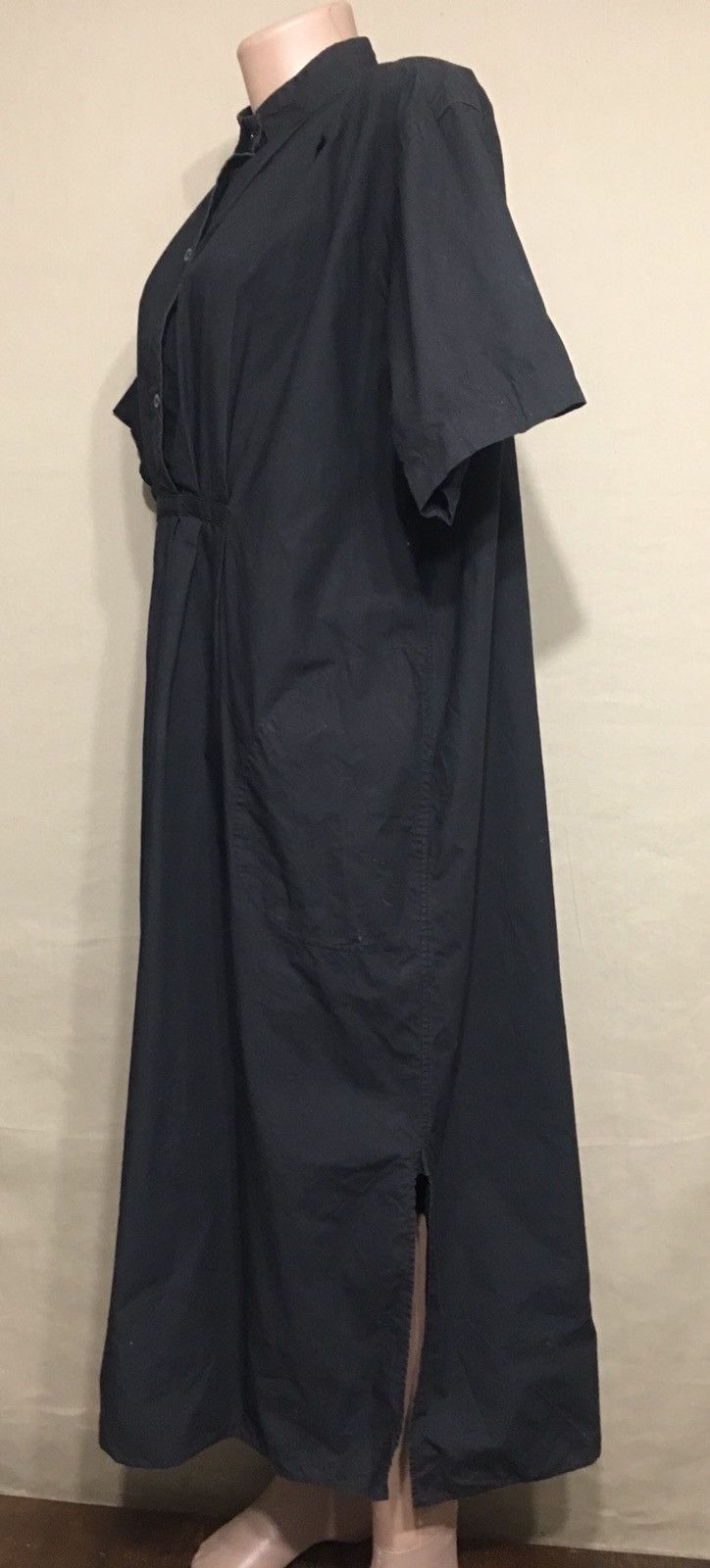 Designer × SOFIE D'HOORE Sofie D’hoore Cotton Black Oversized Dress Size EU 40 Size S / US 4 / IT 40 - 4 Thumbnail