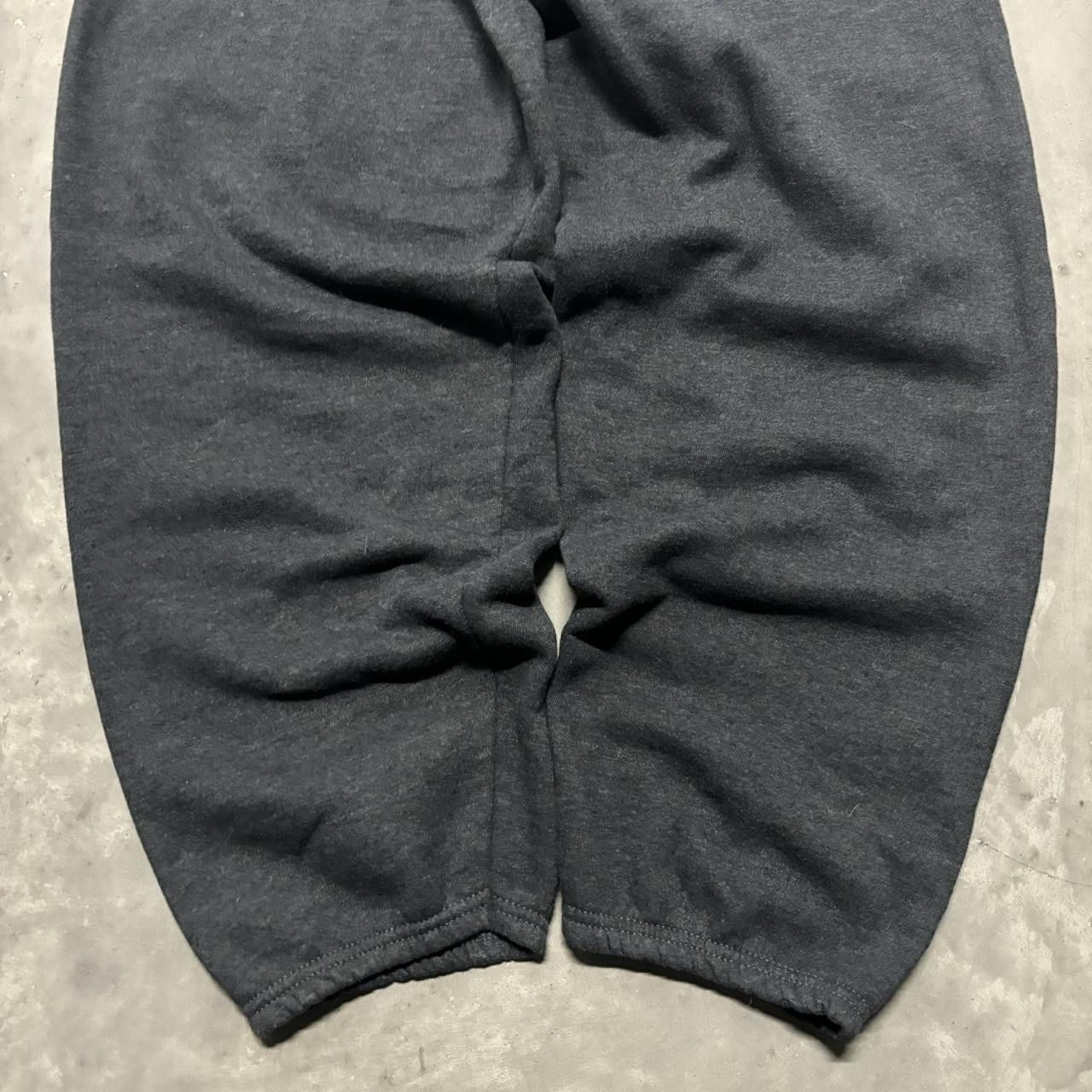 Japanese Brand × Vintage Crazy Vintage Y2K/2000s Baggy Dark Grey Skater Grunge Sweatpants! Size US 36 / EU 52 - 5 Thumbnail