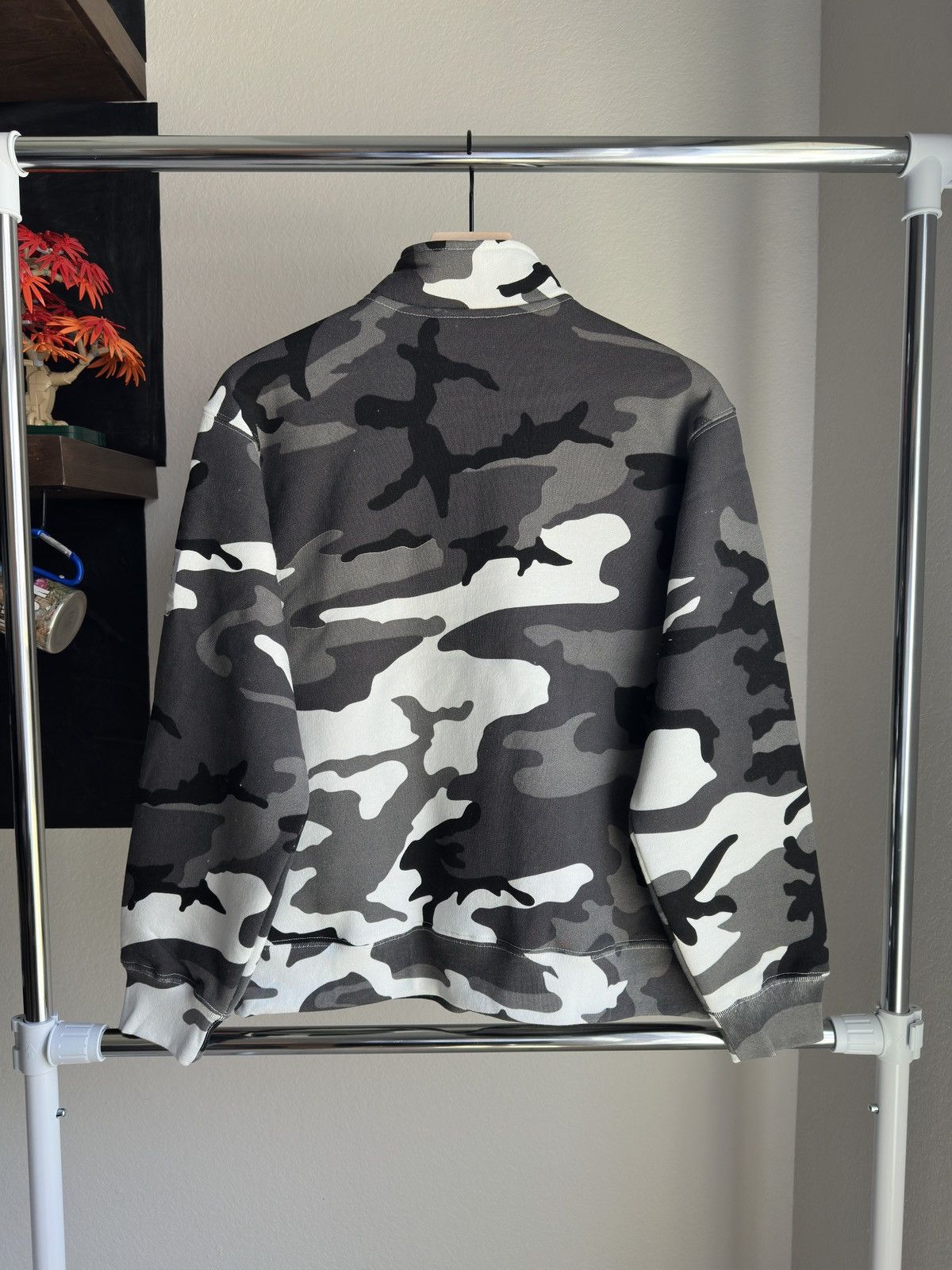 Supreme Korea Flag Shop Half Zip Sweater Arctic Camo Size US S / EU 44-46 / 1 - 2 Thumbnail