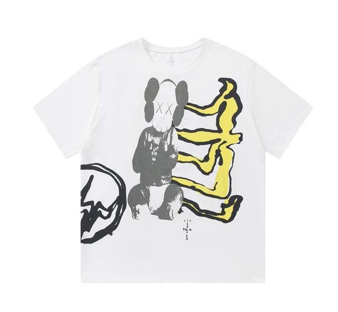 Kaws × Travis Scott TRAVIS SCOTT CACTUS JACK + KAWS FOR FRAGMENT TEE Size US L / EU 52-54 / 3 - 3 Thumbnail