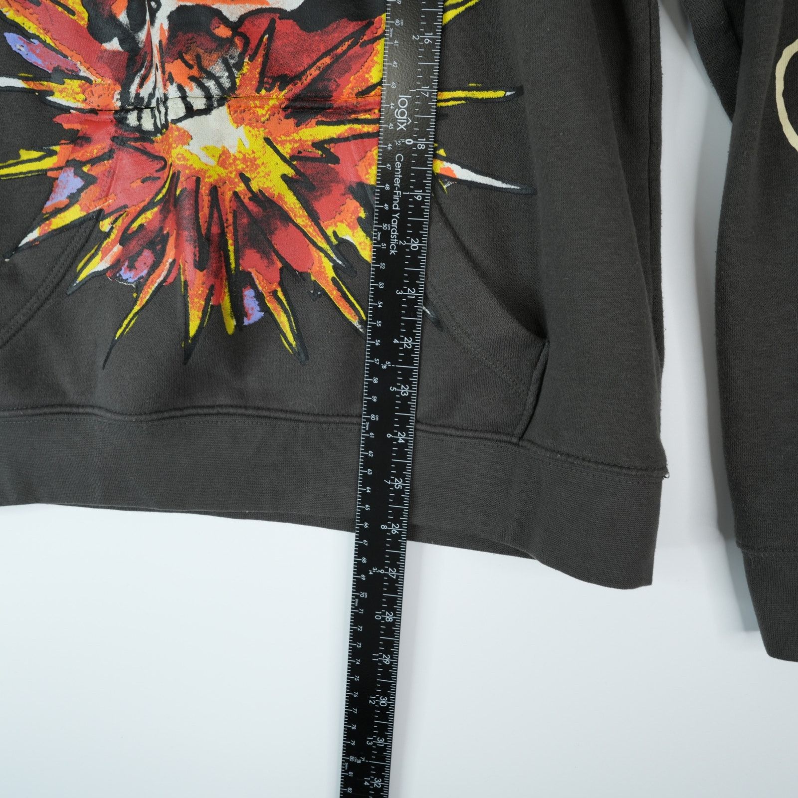 Ed Hardy Ed Hardy Hoodie Mens M Dark Gray Exploding Skull Size US M / EU 48-50 / 2 - 8 Thumbnail