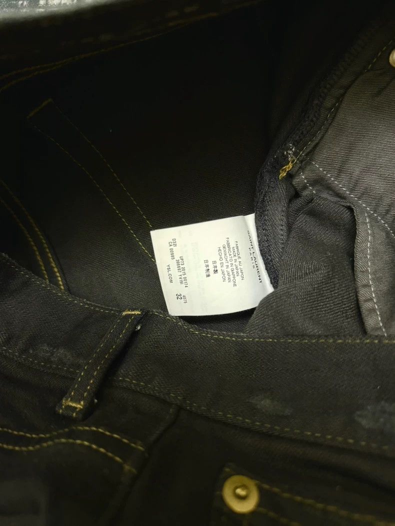 Saint Laurent Paris Saint Laurent Paris Black erosive jeans Size US 32 / EU 48 - 5 Thumbnail