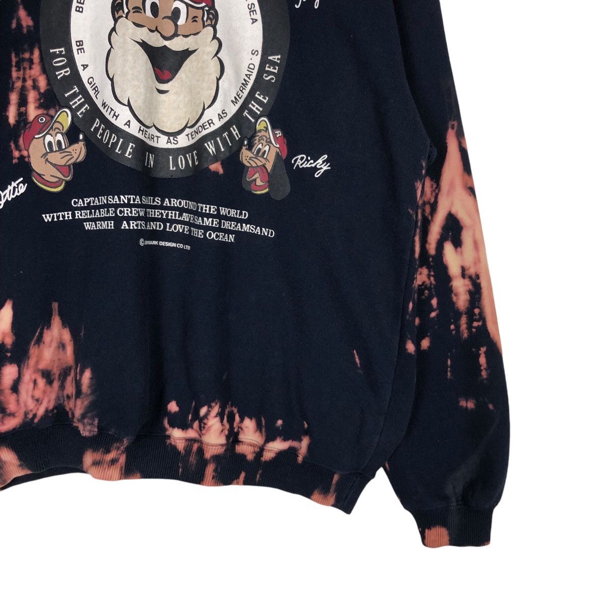 Japanese Brand Vintage Captain Santa Sweatshirt Tye Dye Medium Japanese Size US M / EU 48-50 / 2 - 4 Thumbnail