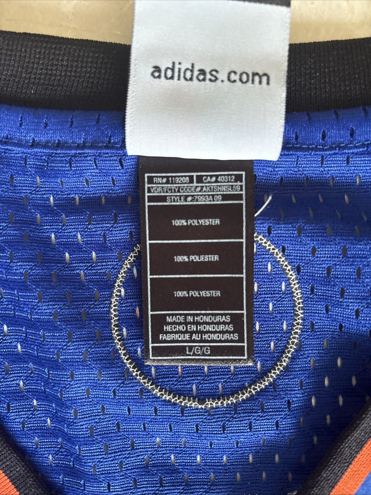 Adidas × NBA × Vintage RARE NBA Adidas New York Knicks Nate Robinson Jersey #2 Blue Size US L / EU 52-54 / 3 - 7 Thumbnail