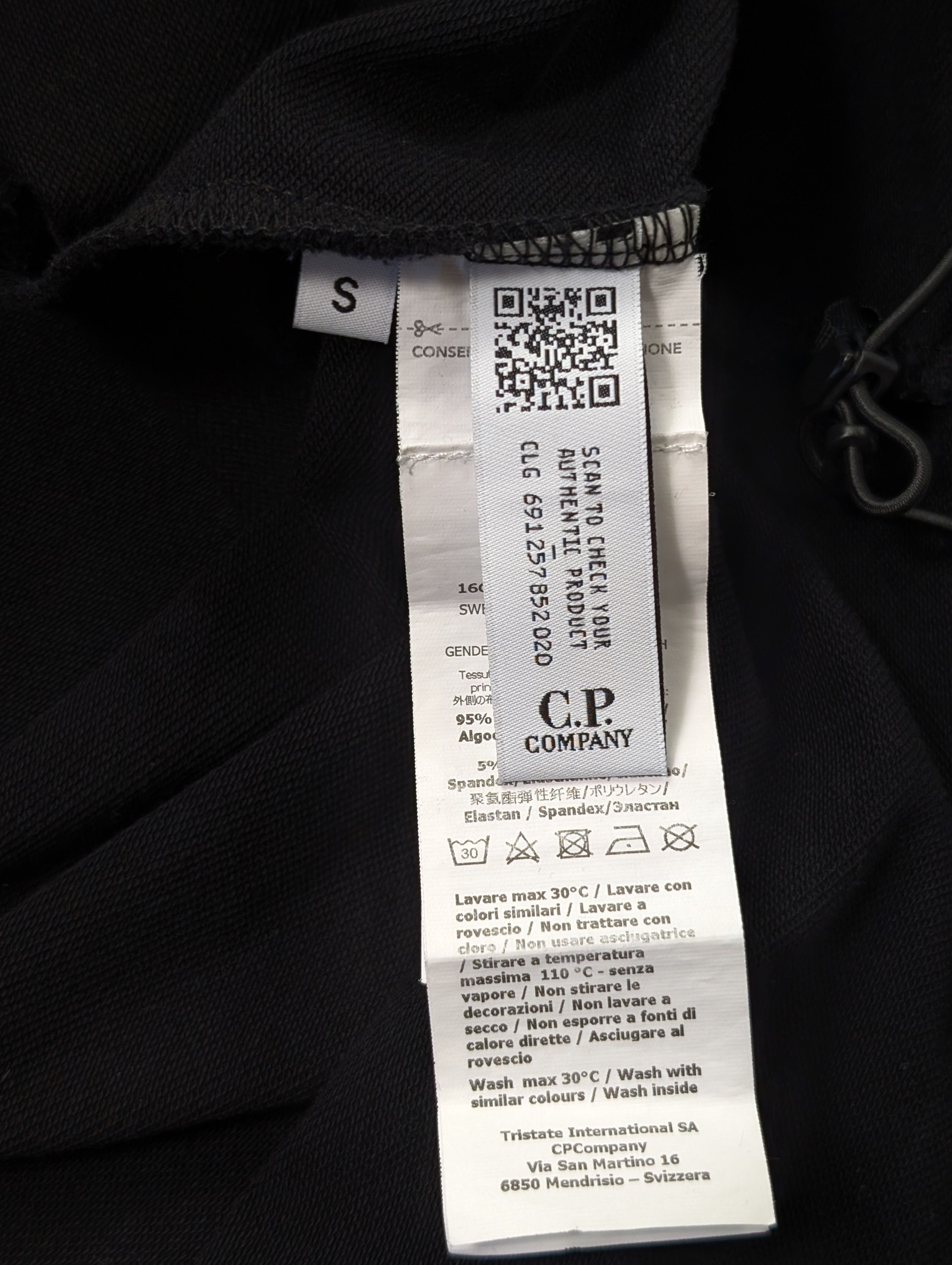 C.P. Company C.P Company Black Hoodie size S Size US S / EU 44-46 / 1 - 12 Thumbnail