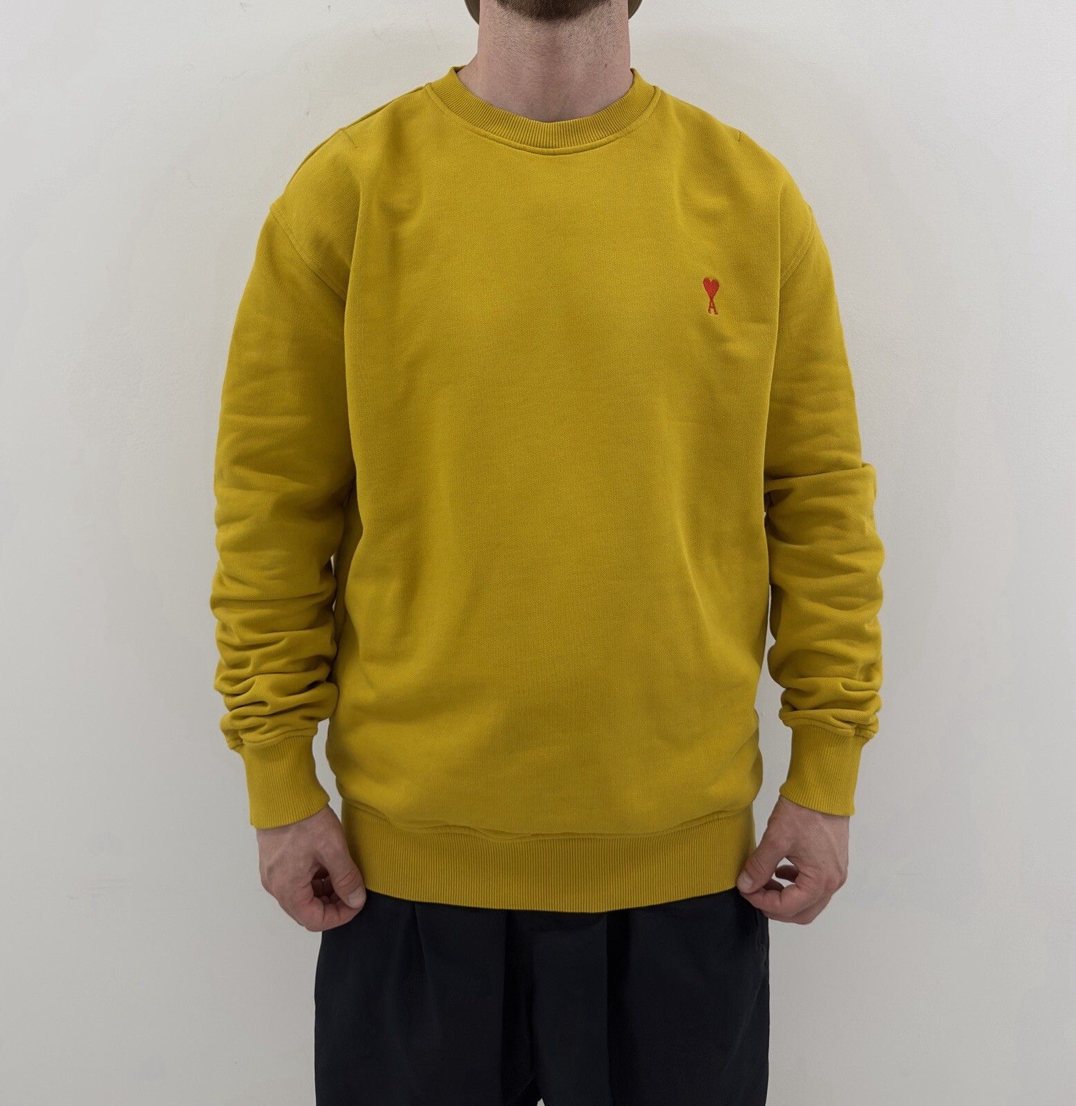 AMI Ami Paris Sweatshirt Logo Heart Mens Sweater size XL Size US XL / EU 56 / 4 - 1 Thumbnail