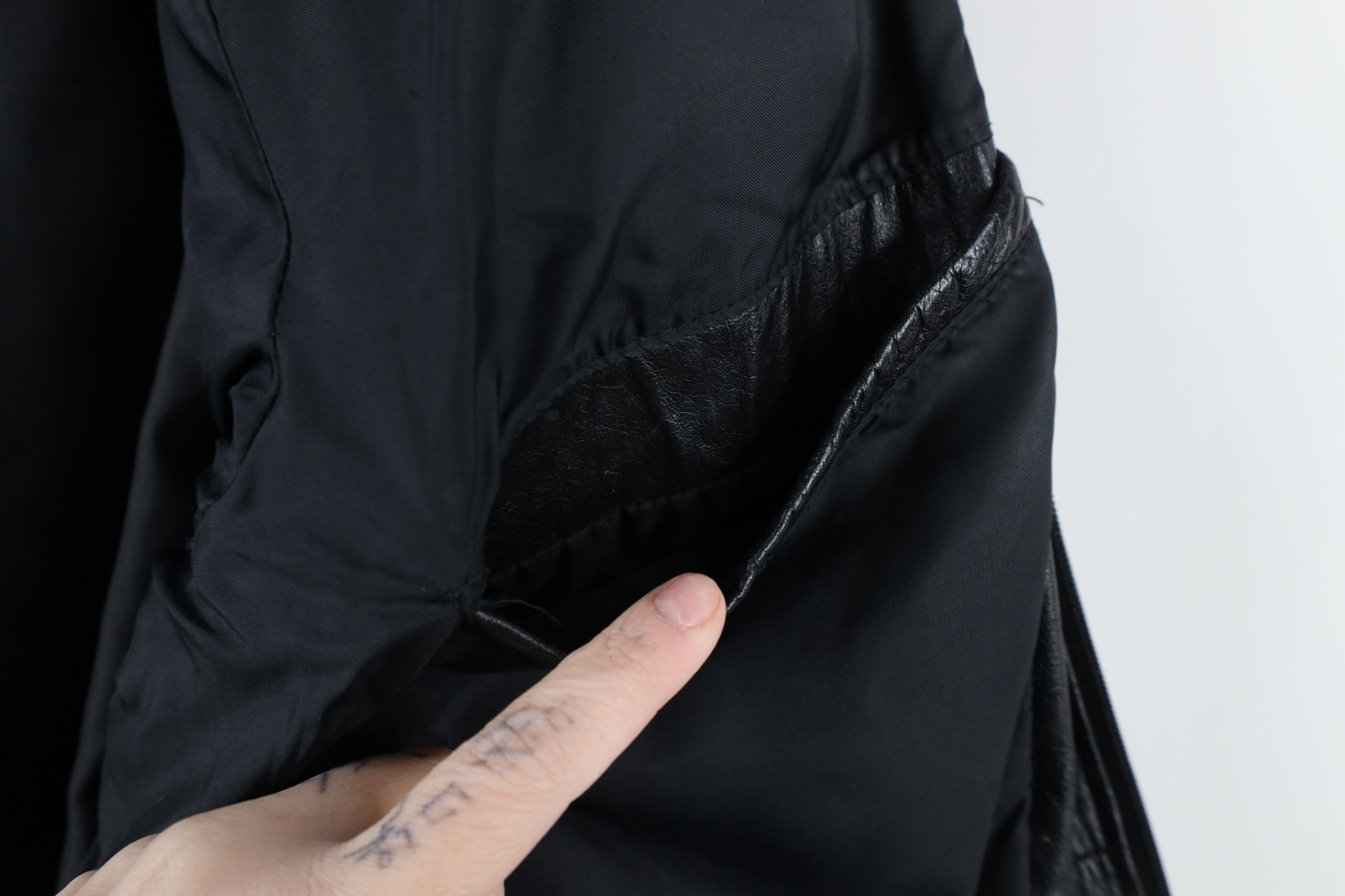Vintage Vintage 80s 90s Streetwear Leather Cafe Racer Bomber Jacket Size US XXL / EU 58 / 5 - 11 Thumbnail