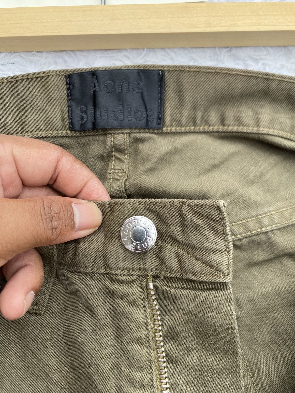Acne Studios Rare Acne Studios Green Slack Pants Size US 29 - 15 Thumbnail