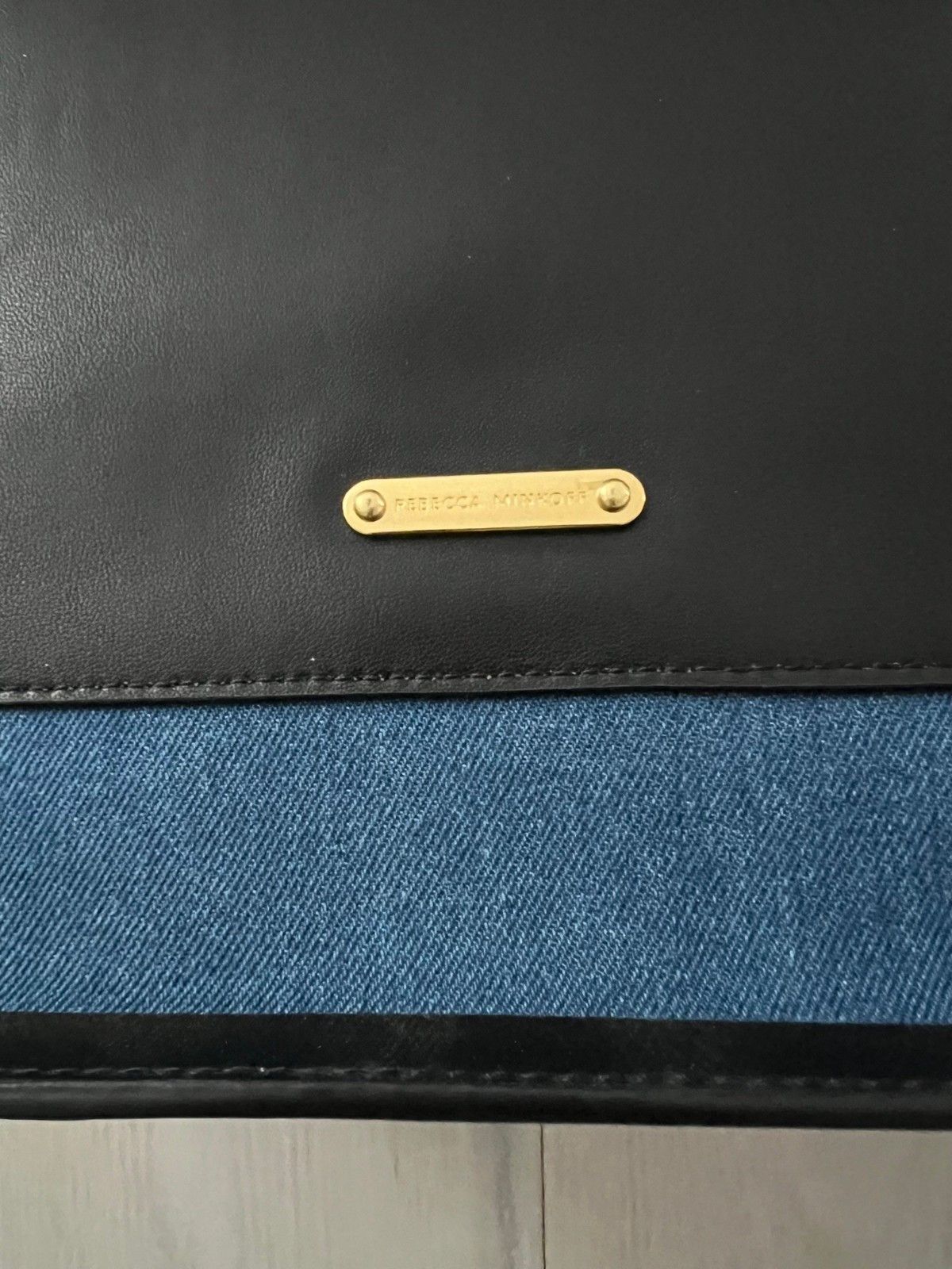 Rebecca Minkoff Rebecca Minkoff Darren Surplus Studded Tote Bag Blue Black Size ONE SIZE - 7 Thumbnail