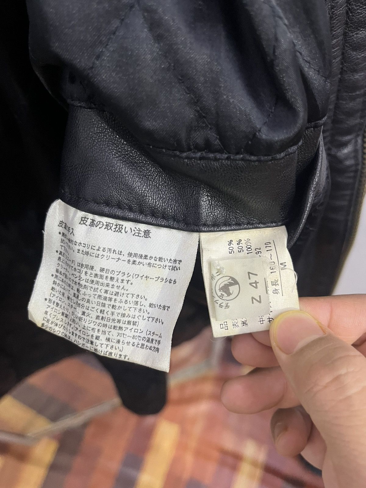 Genuine Leather Vintage Korean Leather Car Coat Jacket Black M Size US M / EU 48-50 / 2 - 10 Thumbnail