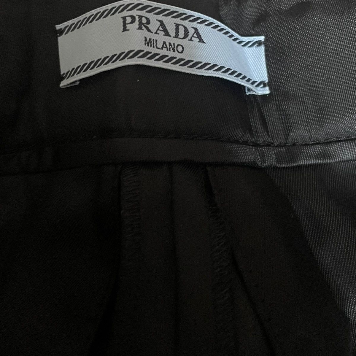 Prada Prada men's nylon trousers with silver logo size IT 38 Size US 26 / EU 42 - 8 Thumbnail