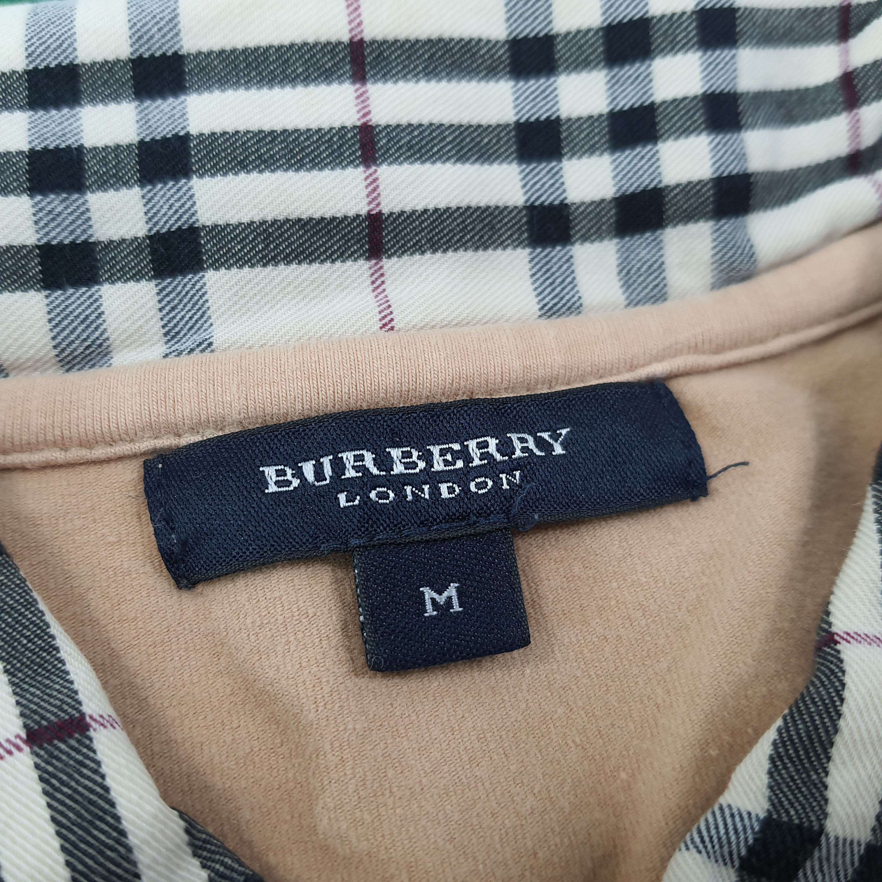 Burberry Vintage Burberry London Nova Check Polo Shirt C249N9 Size US M / EU 48-50 / 2 - 4 Thumbnail