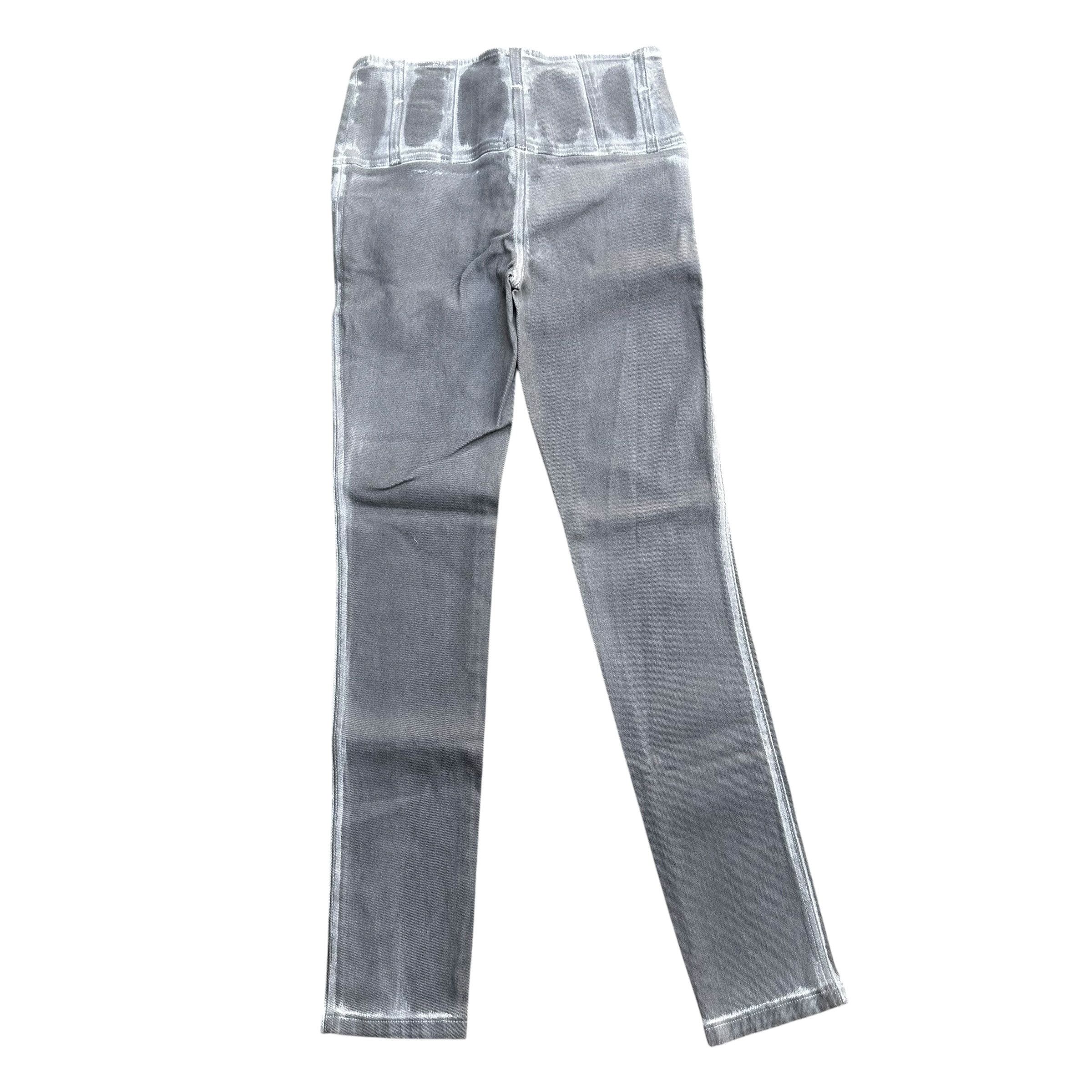 Chanel Chanel Grey Washed Out Denim Jeans Pants with Zip Size 28" / US 6 / IT 42 - 4 Thumbnail