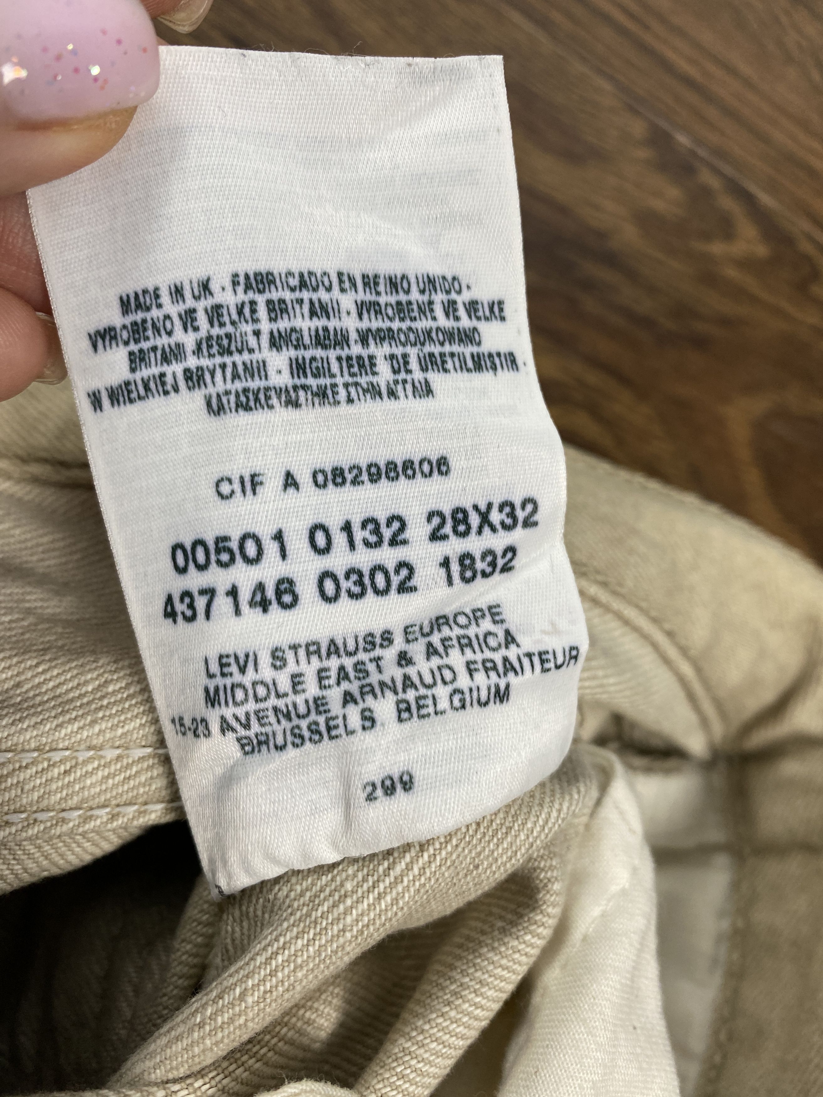 Levi's × Levi's Vintage Clothing Levi's 501 vintage jeans beige denim pants Size US 28 / EU 44 - 7 Thumbnail