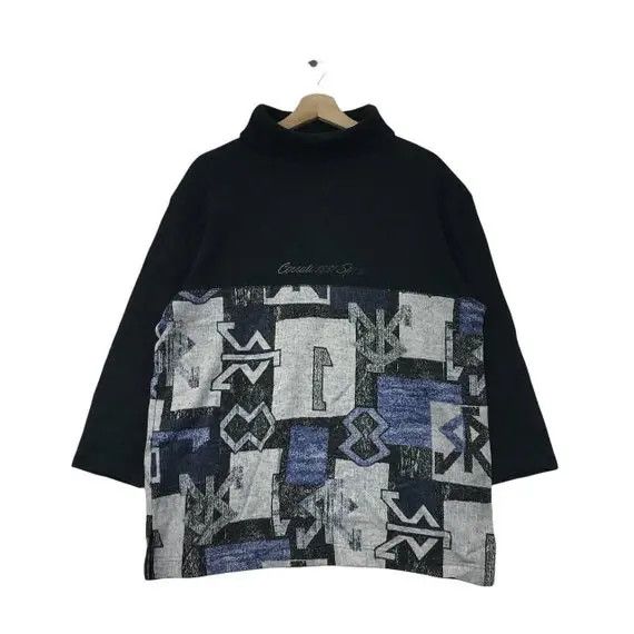 Cerruti 1881 Vtg CERRUTI 1881 NINO SPORT Monogram Sweatshirt Sweater Size M / US 6-8 / IT 42-44 - 1 Thumbnail