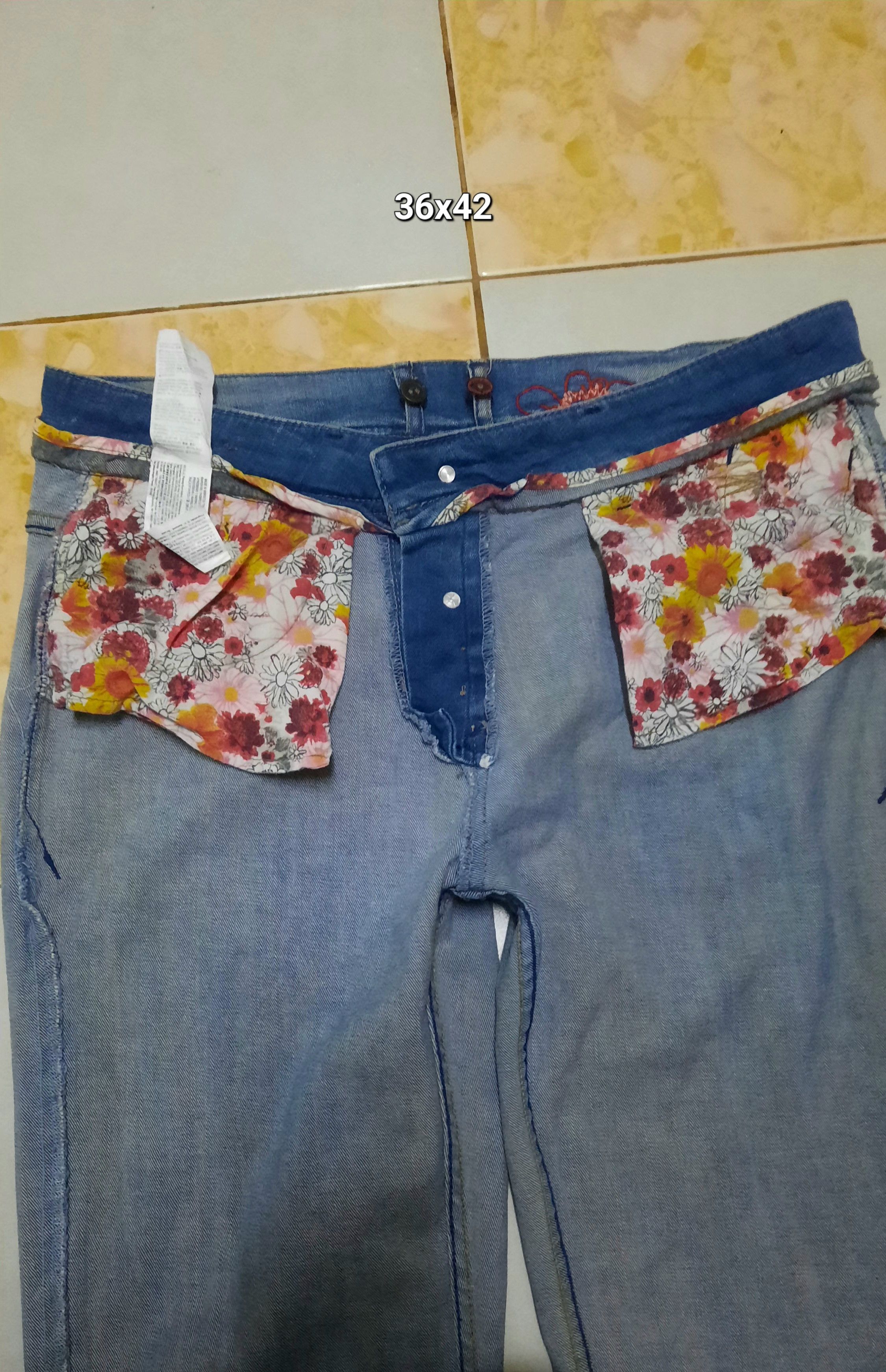 Desigual Desigual embroidery pattern jeans Size 36" / US 14 / IT 50 - 9 Thumbnail