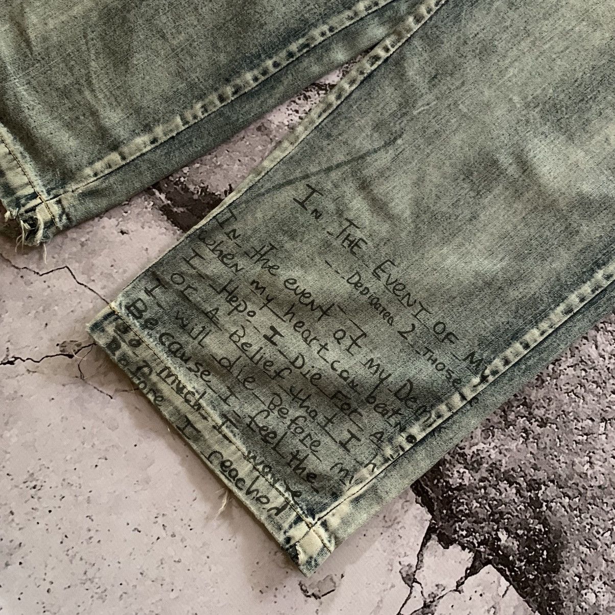 Makaveli Y2K - Makaveli Tupac Shakur Denim Baggy Pants Size US 34 / EU 50 - 10 Thumbnail