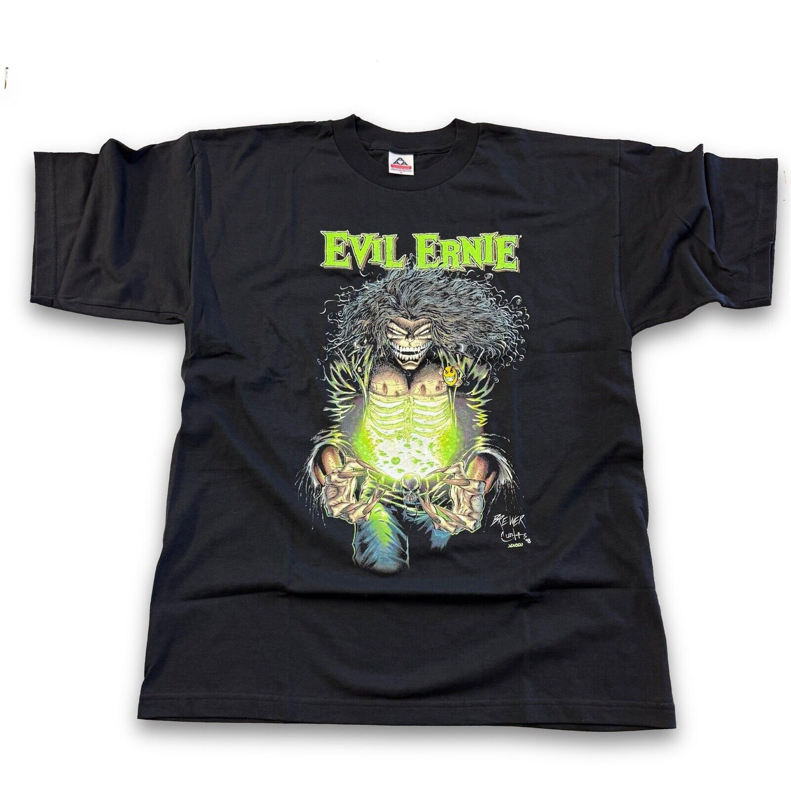 Vintage Rare Vintage Chaos Comics Evil Ernie Green Glow T Shirt AAA Size US XL / EU 56 / 4 - 1 Thumbnail
