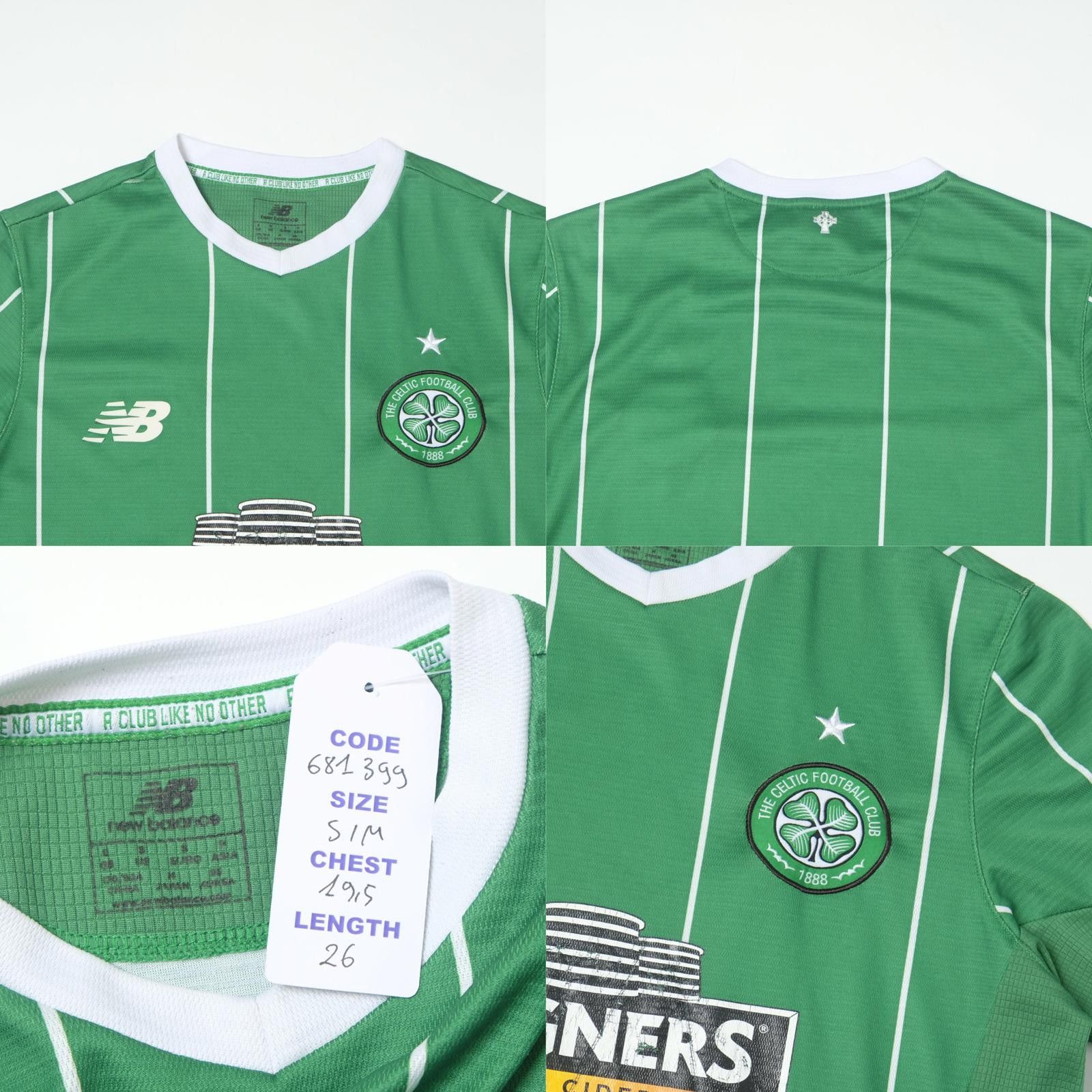 New Balance 2015/16 Celtic Away Shirt (S/M) Size US S / EU 44-46 / 1 - 4 Thumbnail