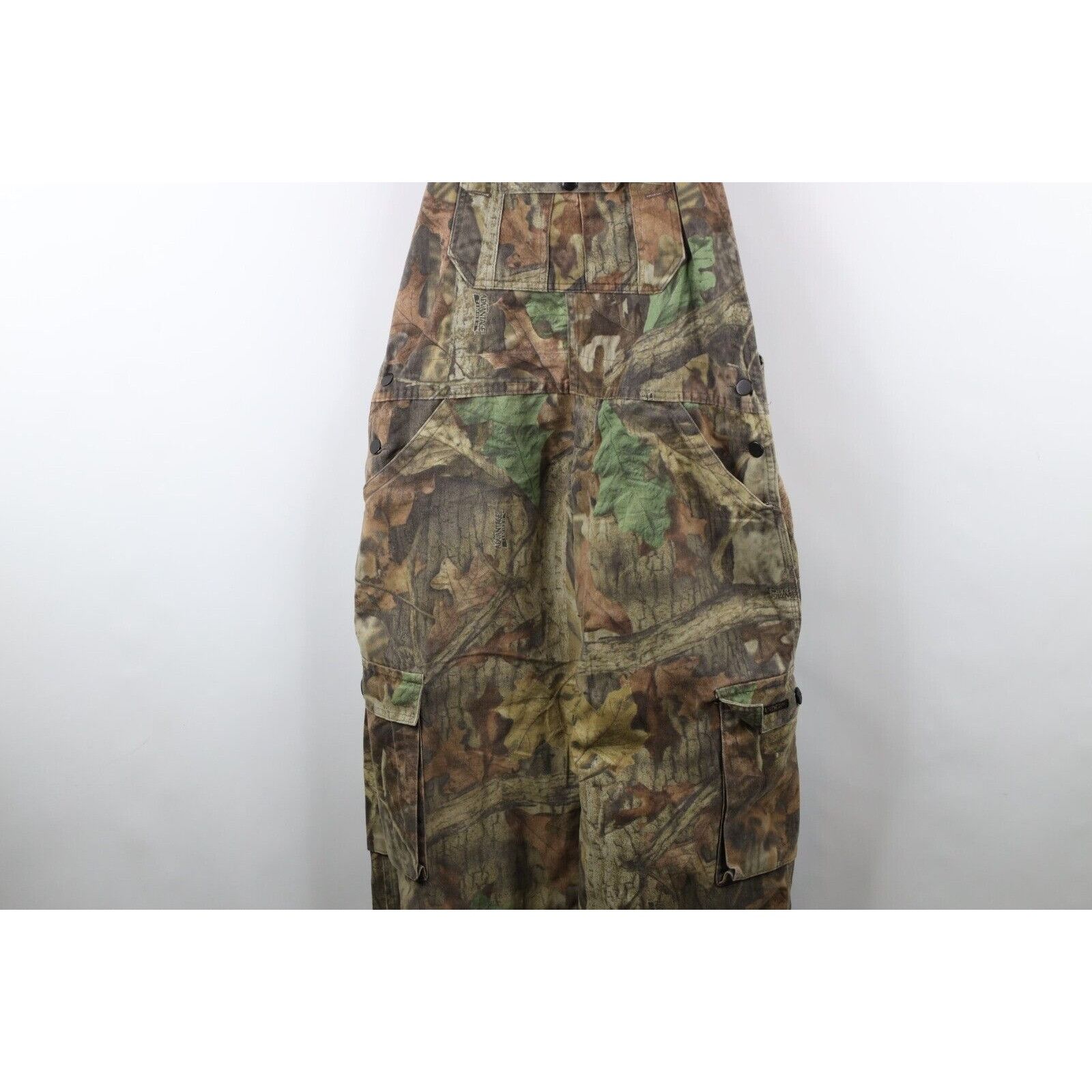 Vintage Vintage 90s StreetwearFaded Camouflage Wide Leg Overalls Size US 38 / EU 54 - 3 Thumbnail