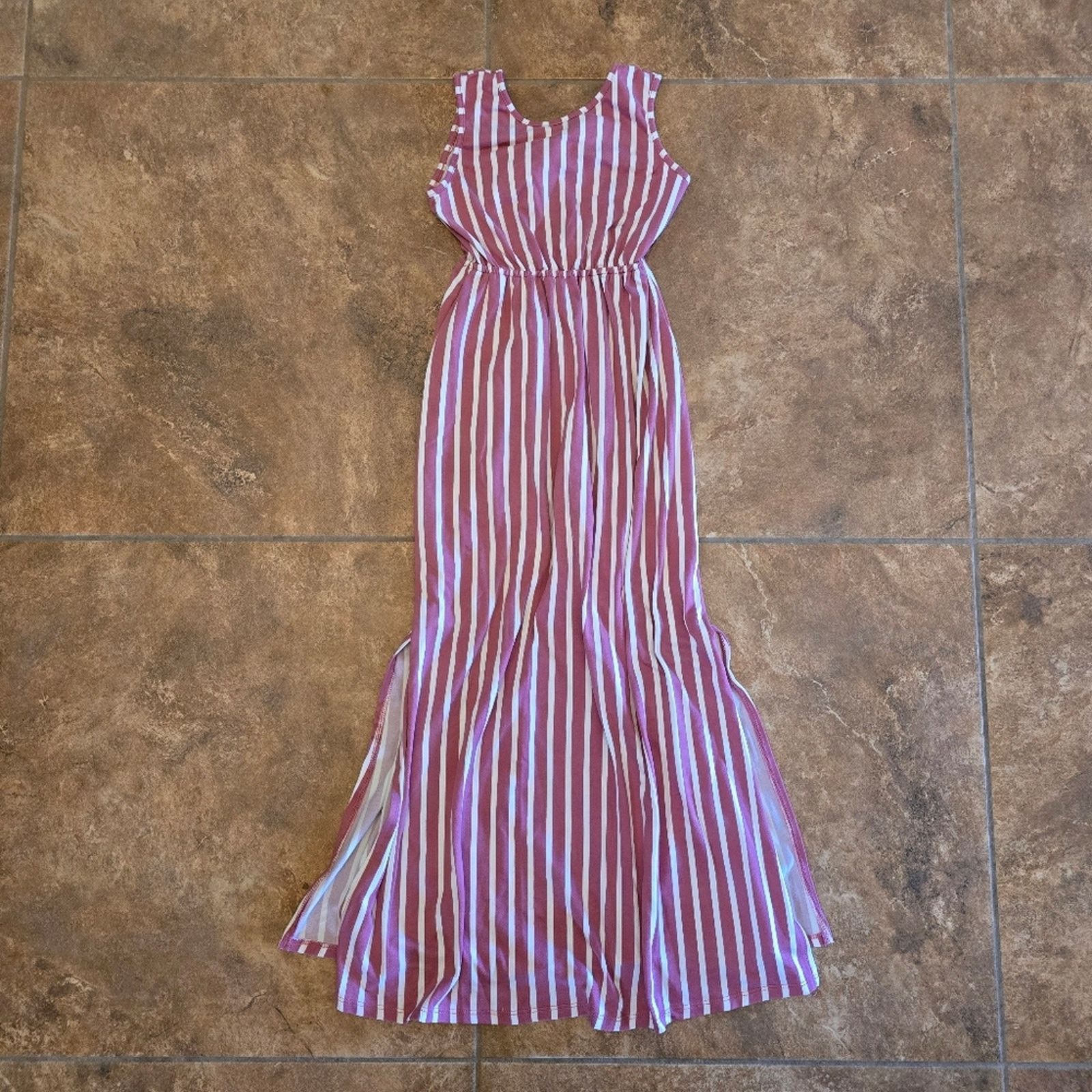 Other Pink White | HEART & ARROW | Long Maxi Size XS / US 0-2 / IT 36-38 - 1 Thumbnail