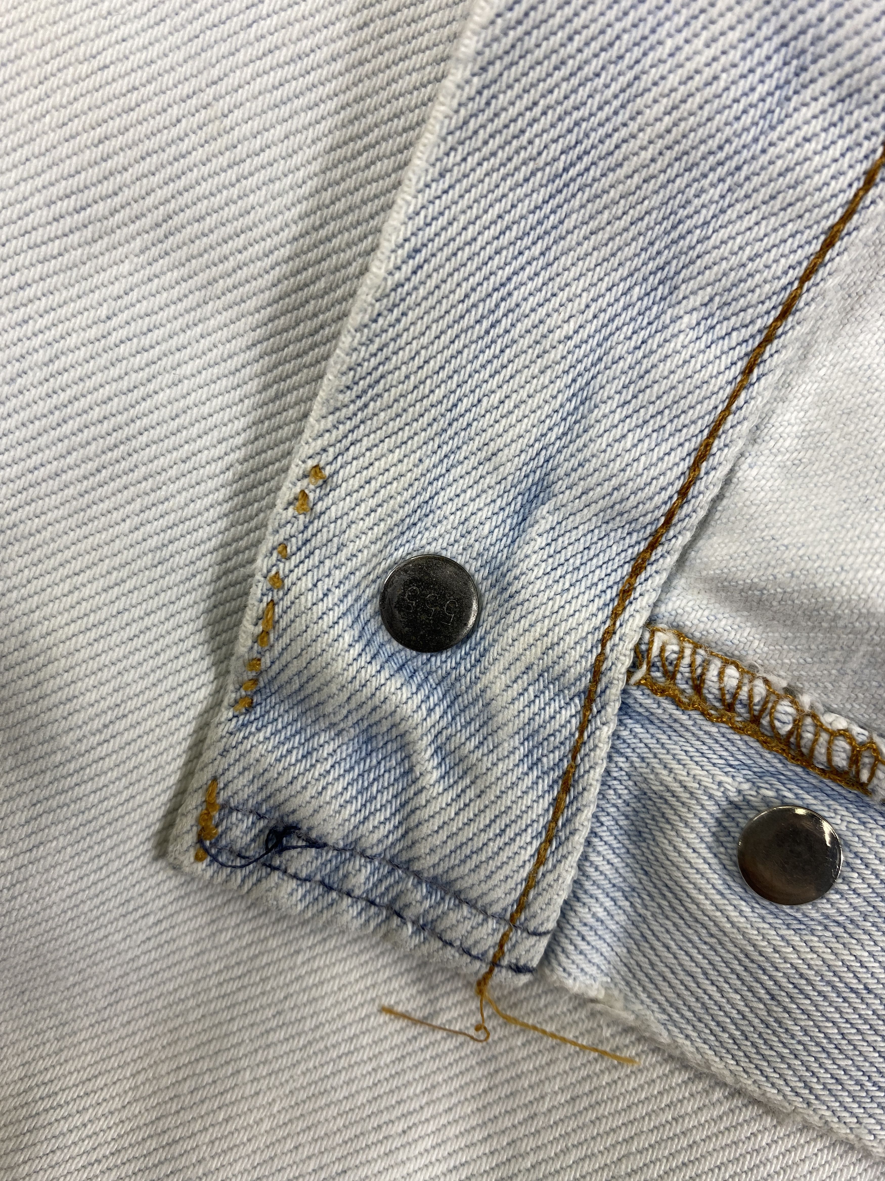 Levi's 90's Light Wash Vintage Levi's USA 501 30x33.5 Denim -JN2487 Size US 31 - 7 Thumbnail