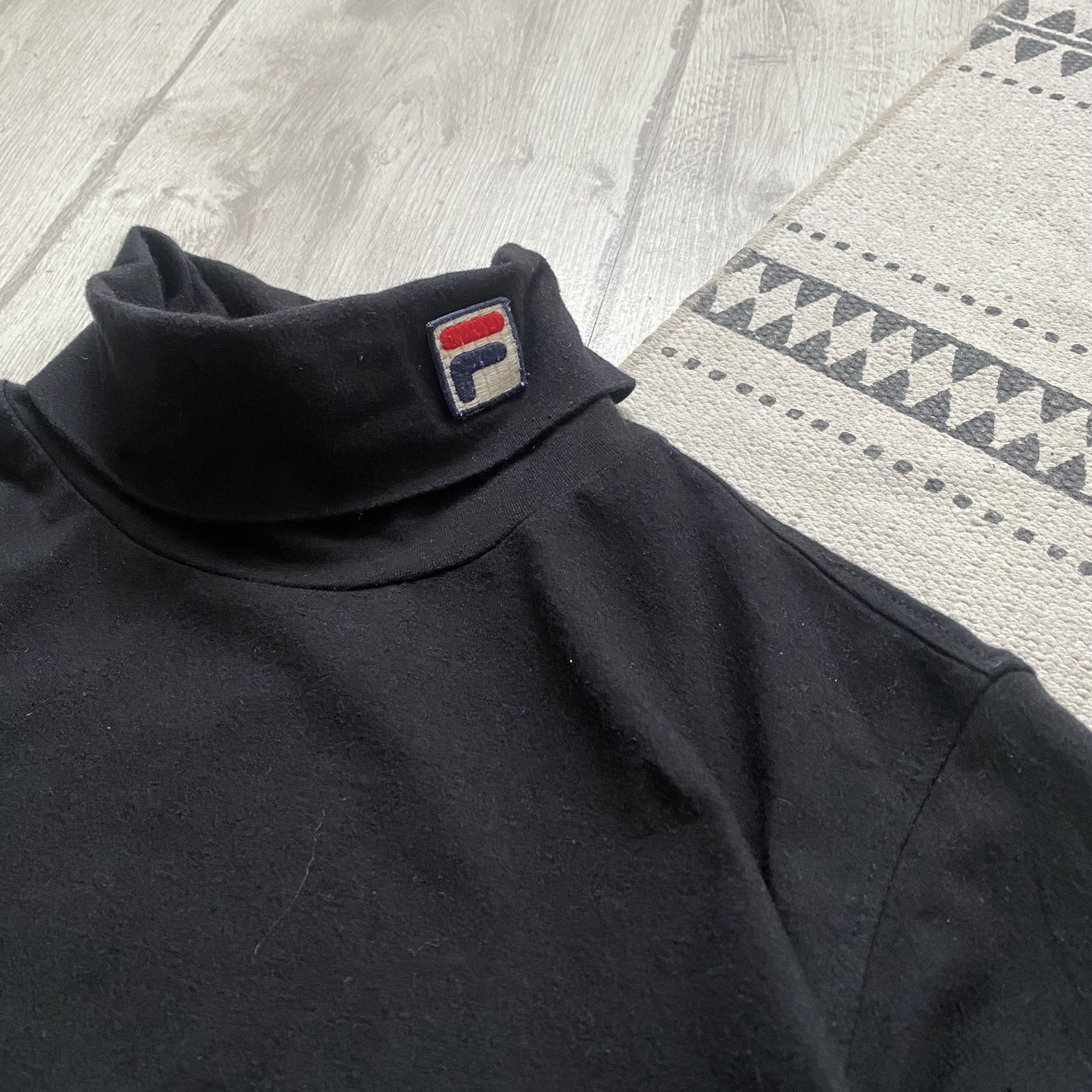 Fila 👟 Vintage Casual Fila long sleeve Turtleneck mini logo Nike Size US S / EU 44-46 / 1 - 4 Thumbnail