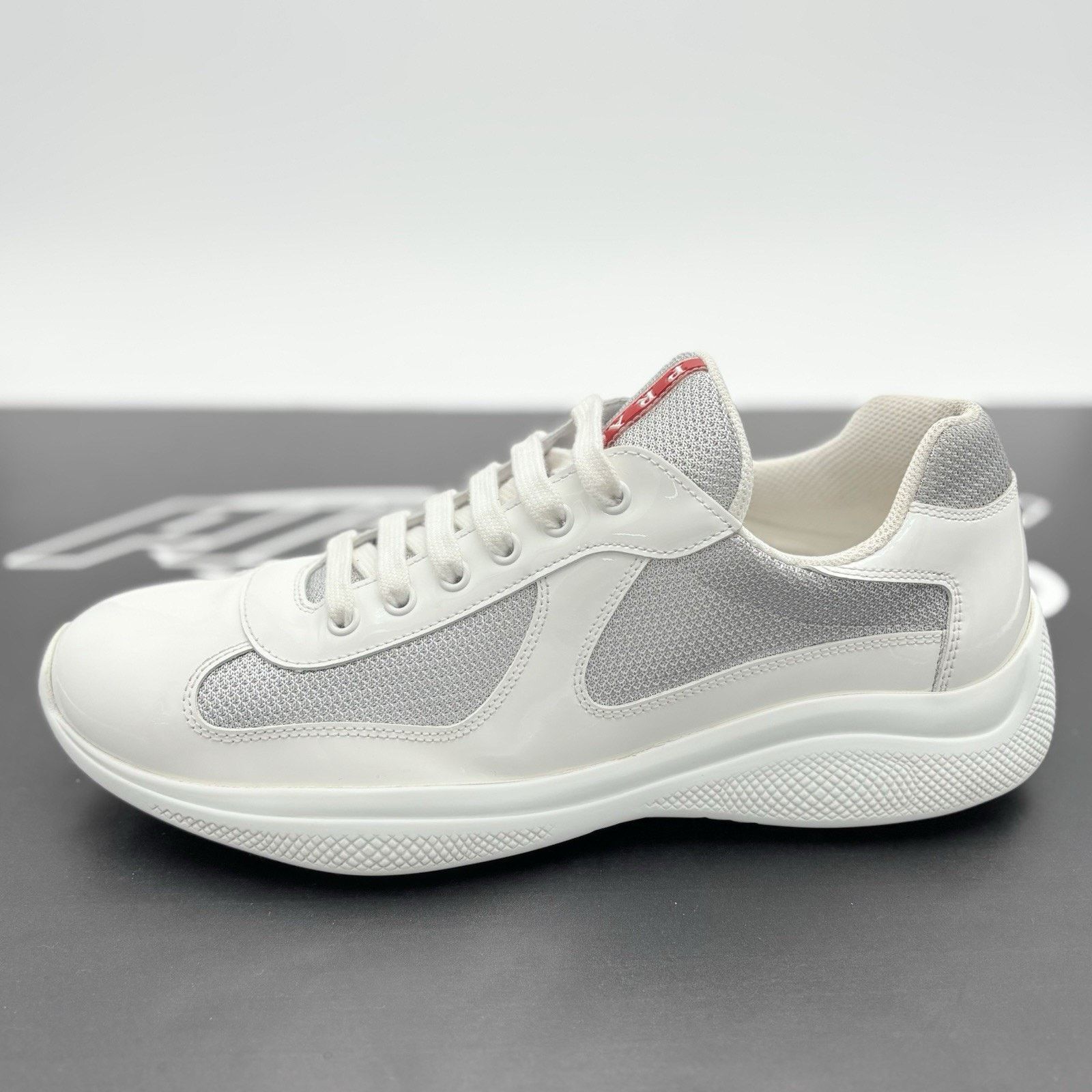 Prada Prada Americas Cup ' White Grey ' | GREAT CONDITION! Size US 10.5 / EU 43-44 - 8 Thumbnail