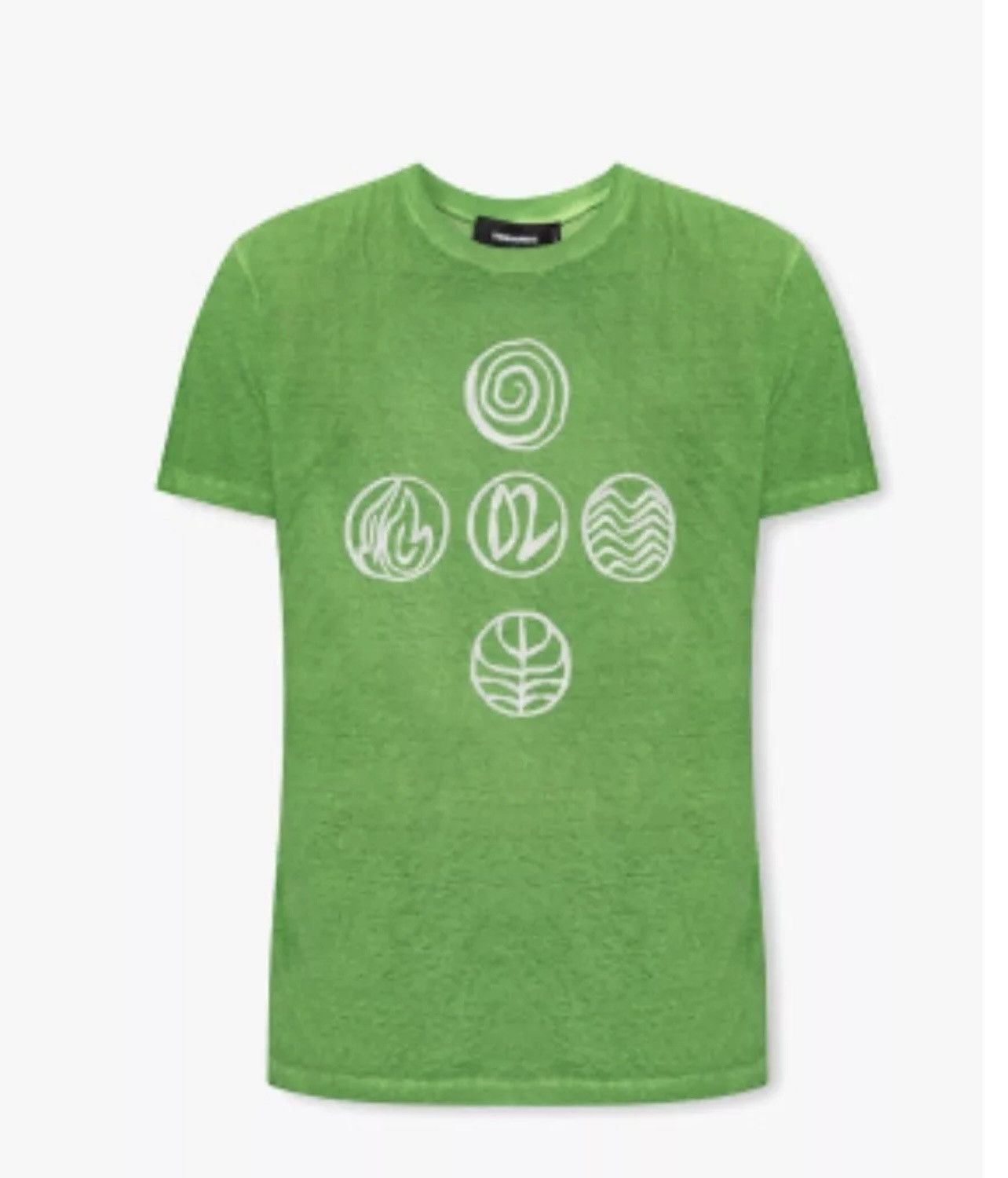 Dsquared2 Dsquared2 Printed T-shirt Green XL cool Fit Cotton Size US XL / EU 56 / 4 - 1 Thumbnail