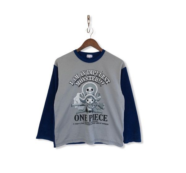 image of One Piece Cartoon Sweatshirt, Men's (Size Small)