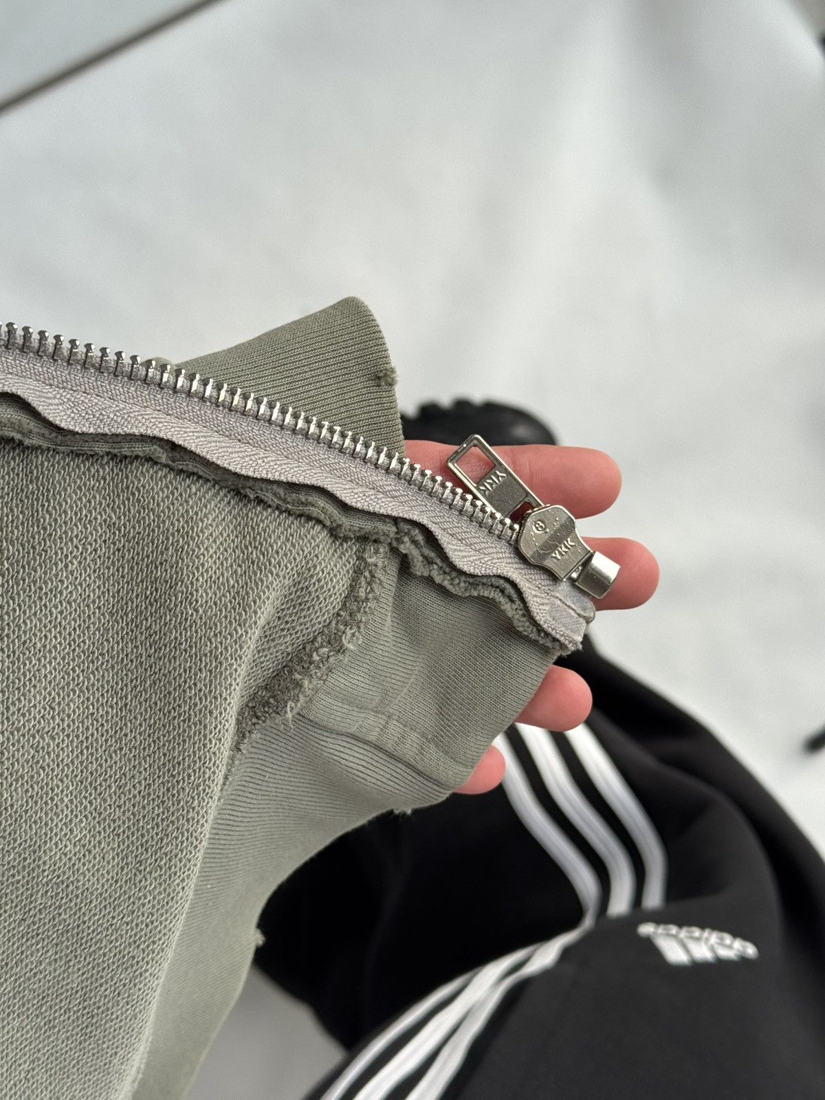 No Faith Studios NFS SPLIT ZIP JACKET LIGHT GREEN Zip Up Hoodie no faith Stu Size US L / EU 52-54 / 3 - 10 Thumbnail