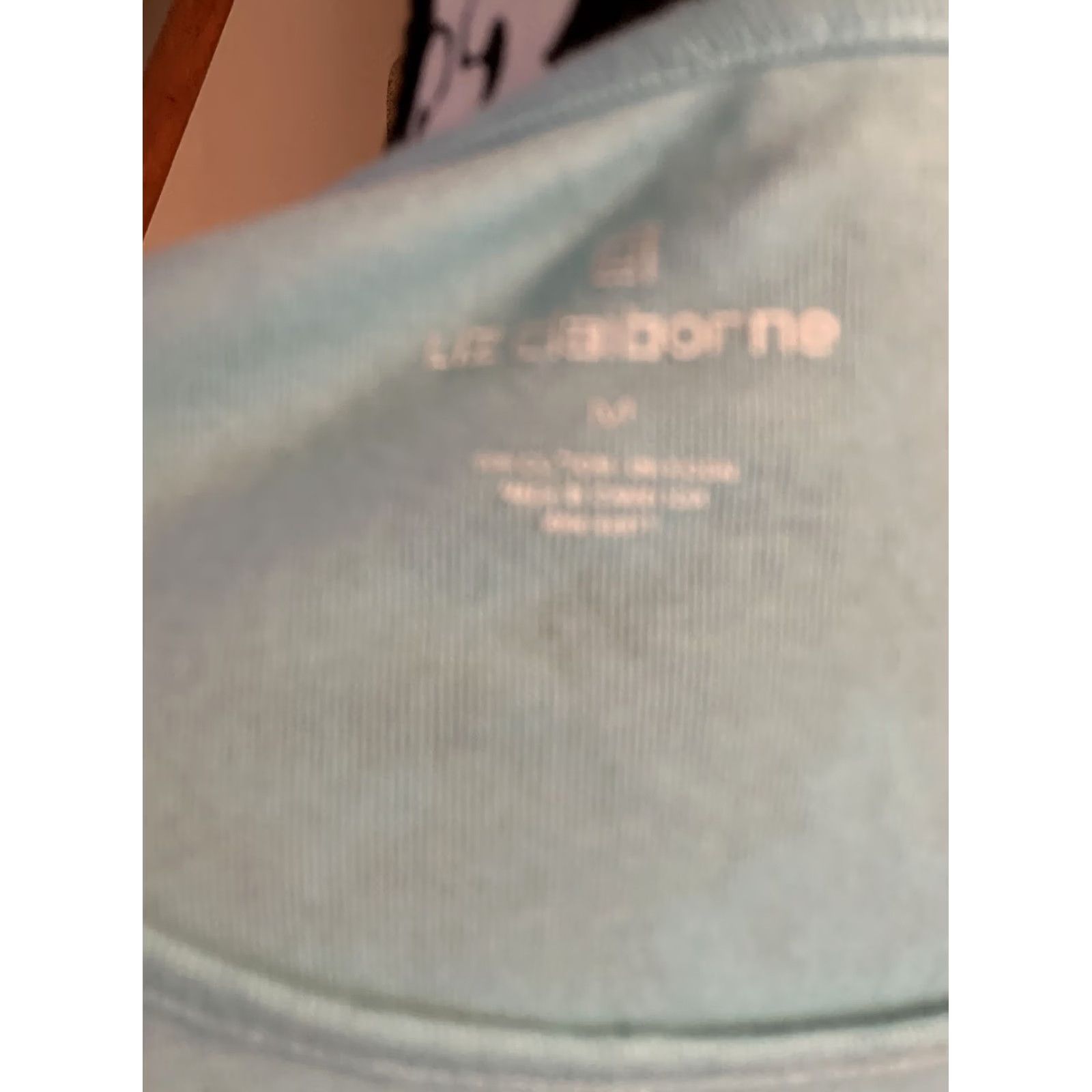 Liz Claiborne Liz Claiborne T-Shirt Long Sleeve Blue Womens M Size M / US 6-8 / IT 42-44 - 5 Thumbnail
