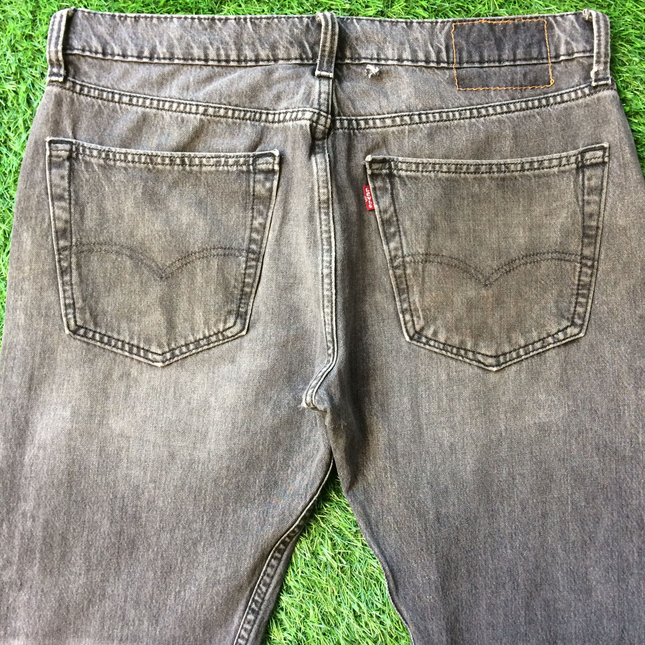 Unsound Rags Distressed Faded Black Slim Jeans D-766 Size US 32 / EU 48 - 4 Thumbnail