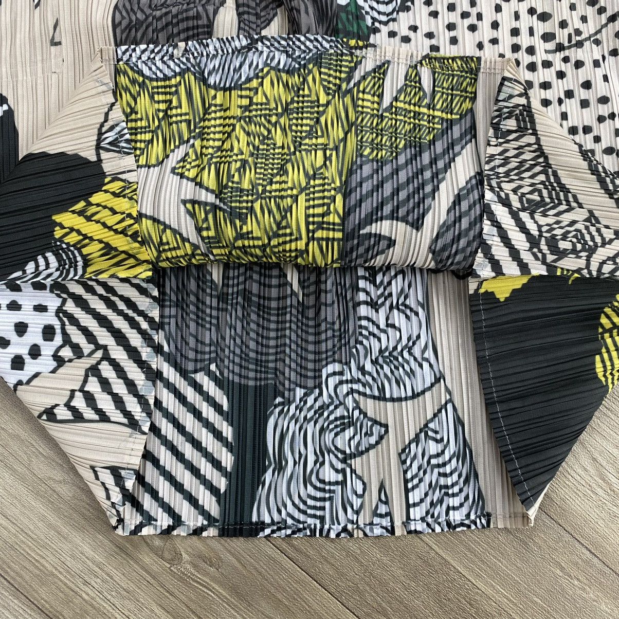 Issey Miyake Jun Pleats Please Issey Miyake Style Forest Wood Printed Top Size S / US 4 / IT 40 - 8 Thumbnail
