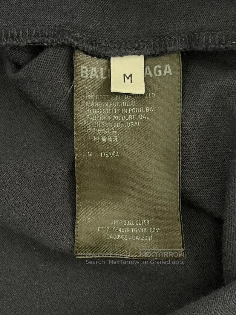 Balenciaga Balenciaga Dark blue short-sleeve T-shirt Size US M / EU 48-50 / 2 - 5 Thumbnail