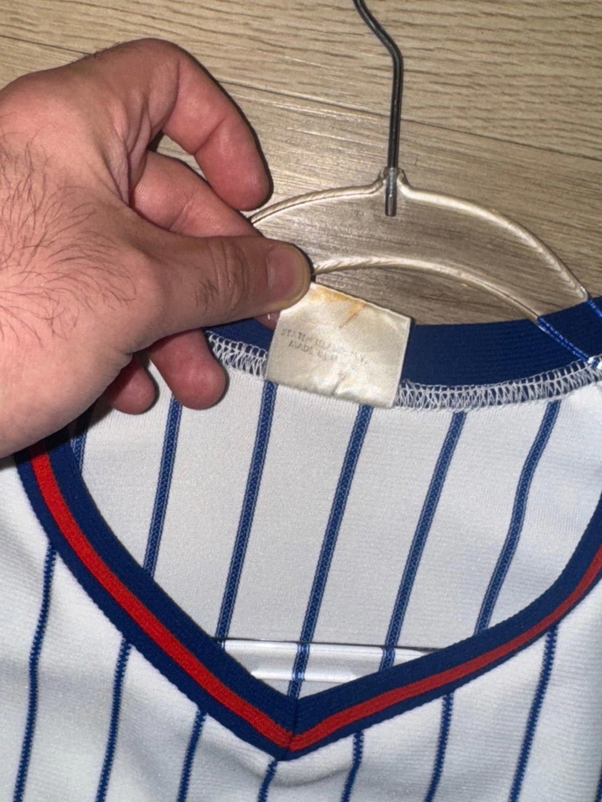 MLB Vintage 80s MLB Sand Knit NY Mets Jersey #49 Sz M/L Size US M / EU 48-50 / 2 - 5 Thumbnail