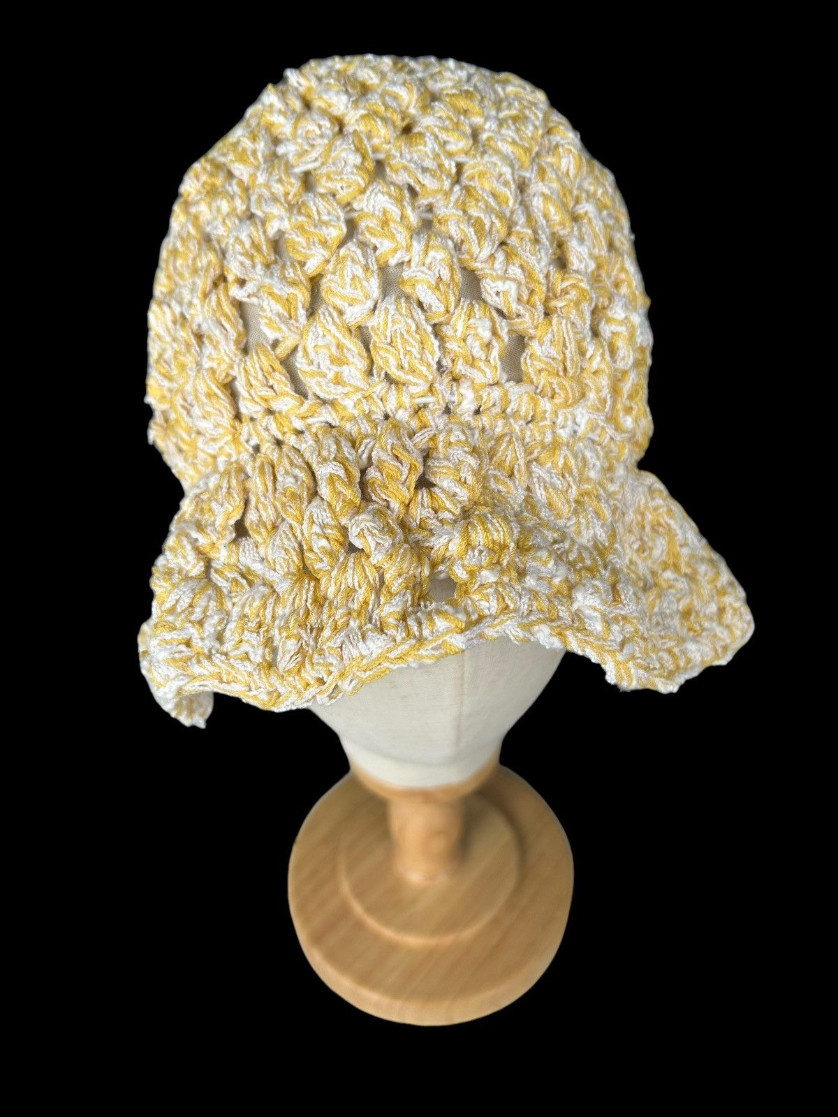 Japanese Brand × Kapital × Vintage Crochet Knitted Handmade Bucket Hats Size ONE SIZE - 3 Thumbnail