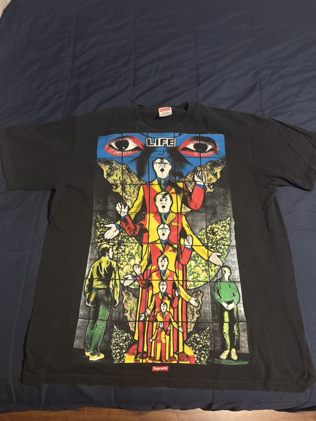 Supreme Supreme Gilbert and Gorge life tee Size US M / EU 48-50 / 2 - 3 Thumbnail