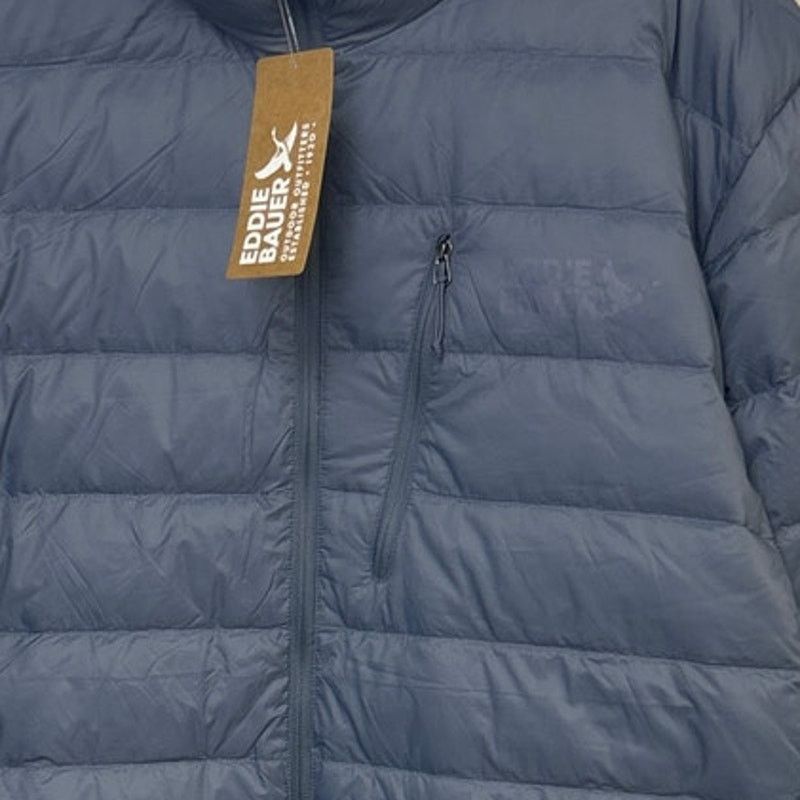 Eddie Bauer New Eddie Bauer Mens XL Blue Hooded 550 Down Puffer Jacket Size US XL / EU 56 / 4 - 2 Thumbnail
