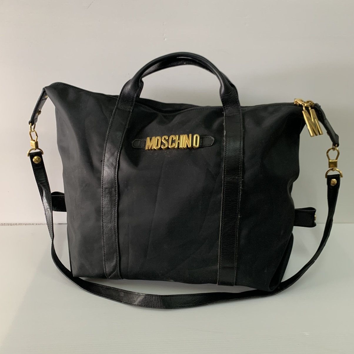 Moschino Moschino Canvas Travel Bag Size ONE SIZE - 1 Thumbnail