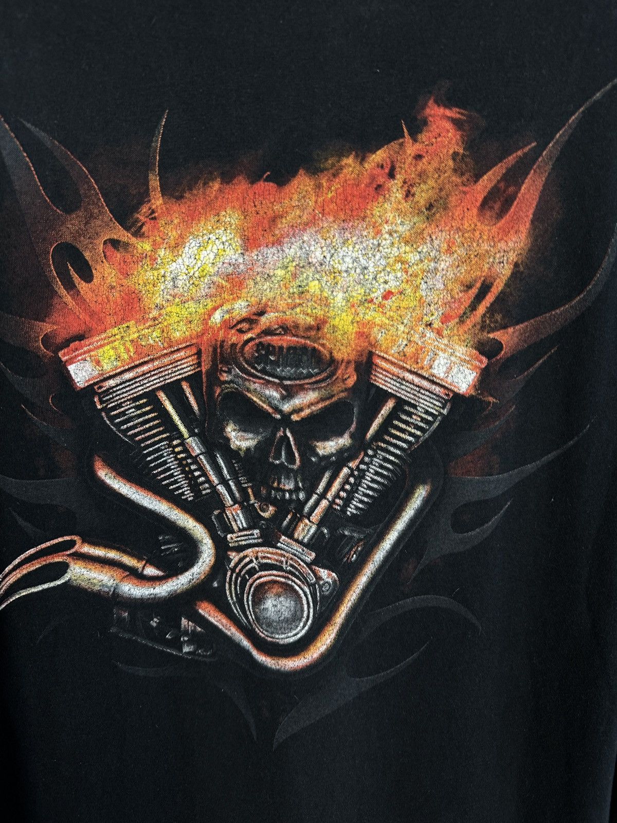 Vintage Spiral Long Sleeve T-Shirt Vintage Skulls Motorcycle Size XL Size US XL / EU 56 / 4 - 21 Thumbnail